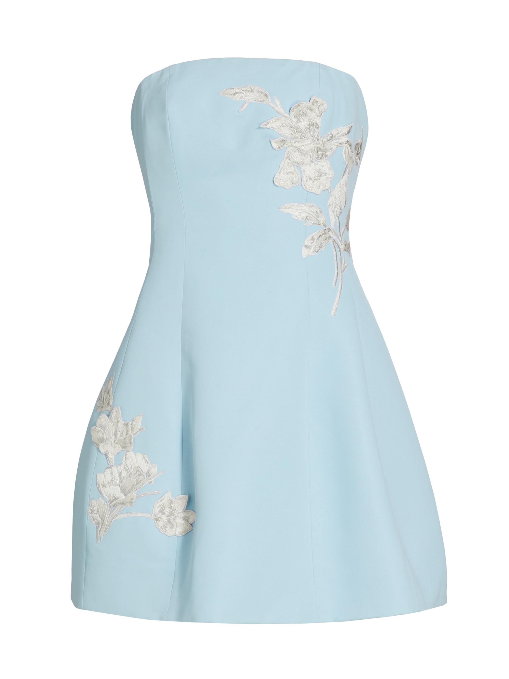 Sachin & Babi Women's Alanna Strapless Floral Minidress - Sky