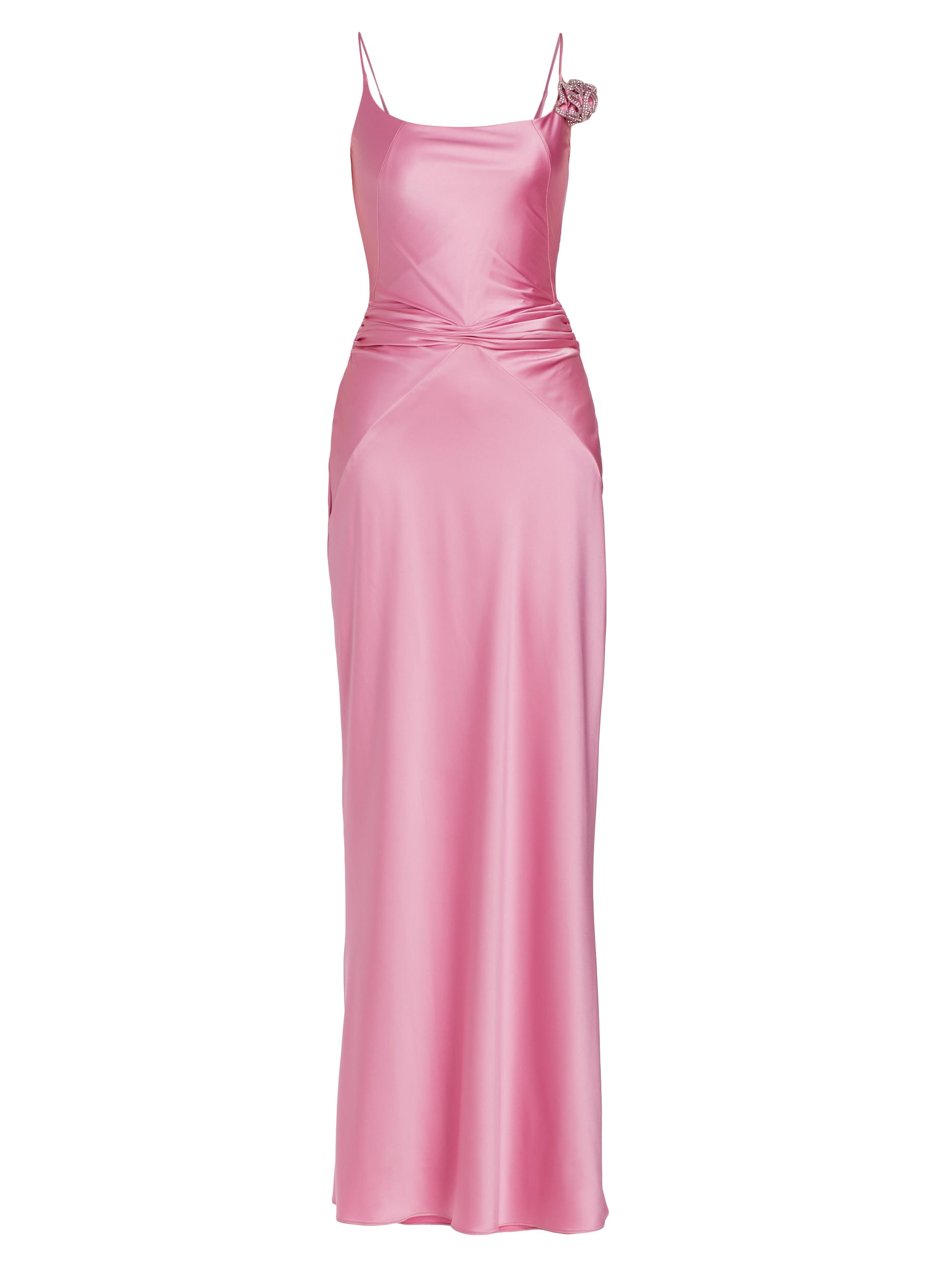 Mach & Mach Women's Silk & Crystal-Appliqué Gown - Pink
