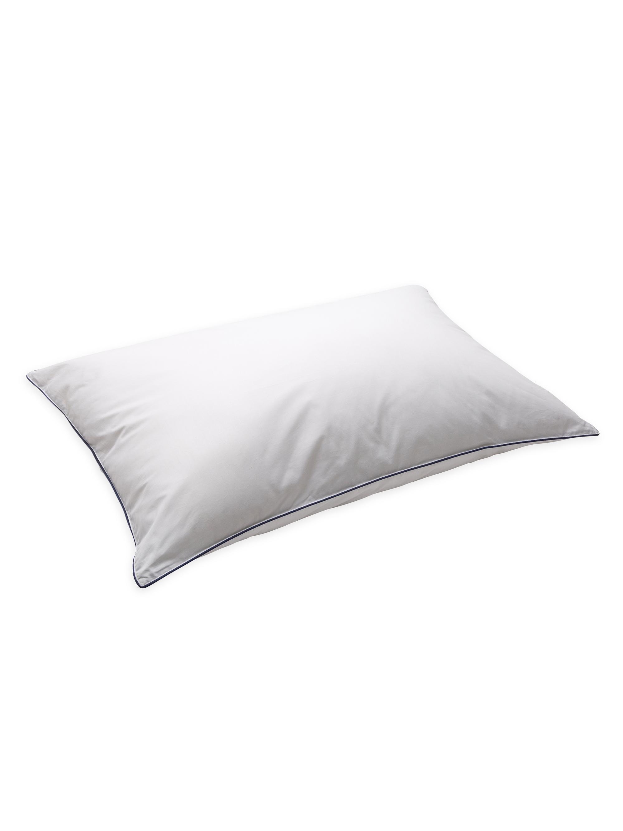 Anne de Solène 70% Duck Down Light Pillow - White Blue King