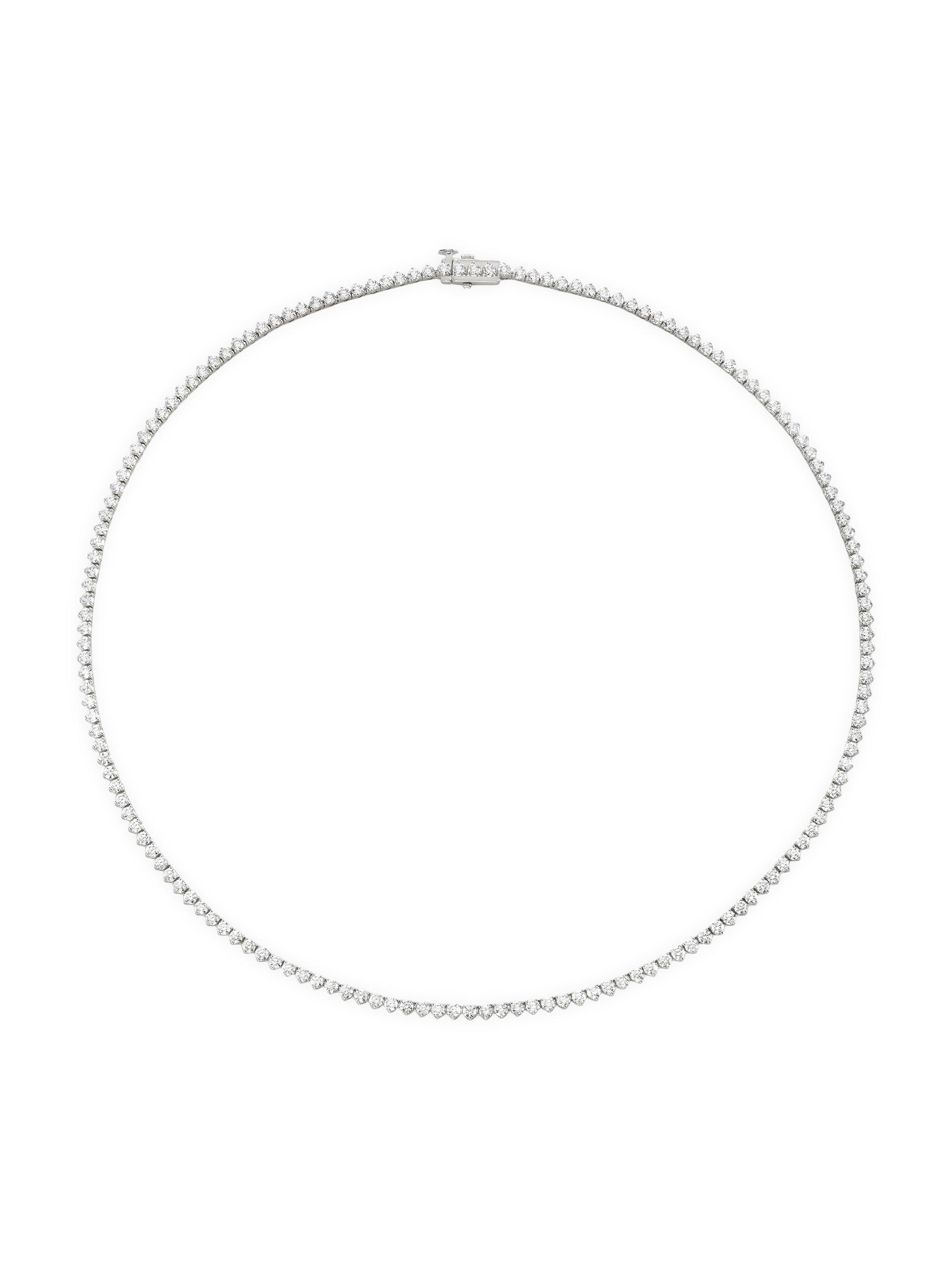 VRAI Women's Tennis Petite 14K White Gold & 8.00 TCW Lab-Grown Diamond Necklace - White Gold