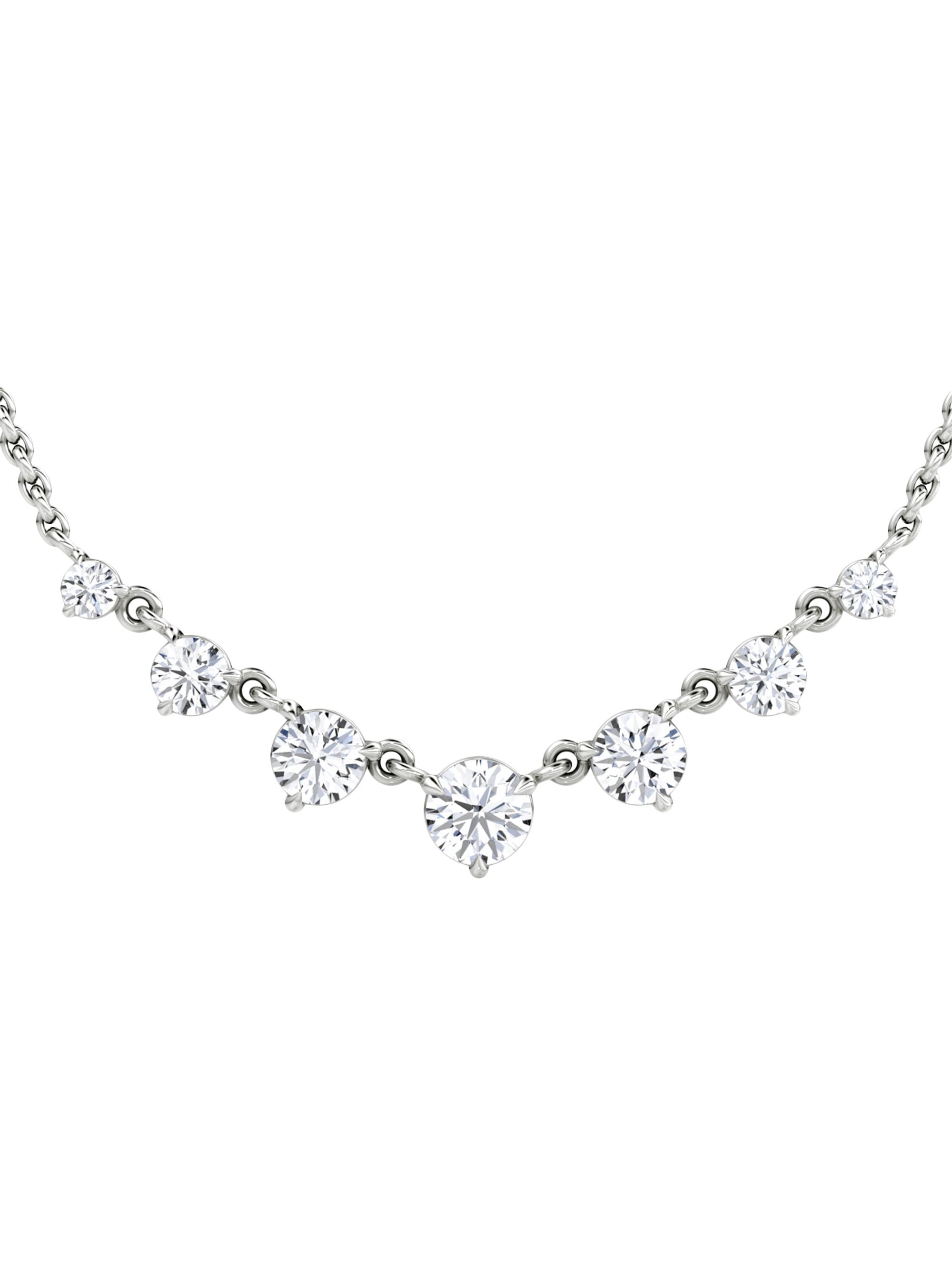 VRAI Women's 14K White Gold & 0.85 TCW Lab-Grown Diamond Tennis Necklace - White Gold