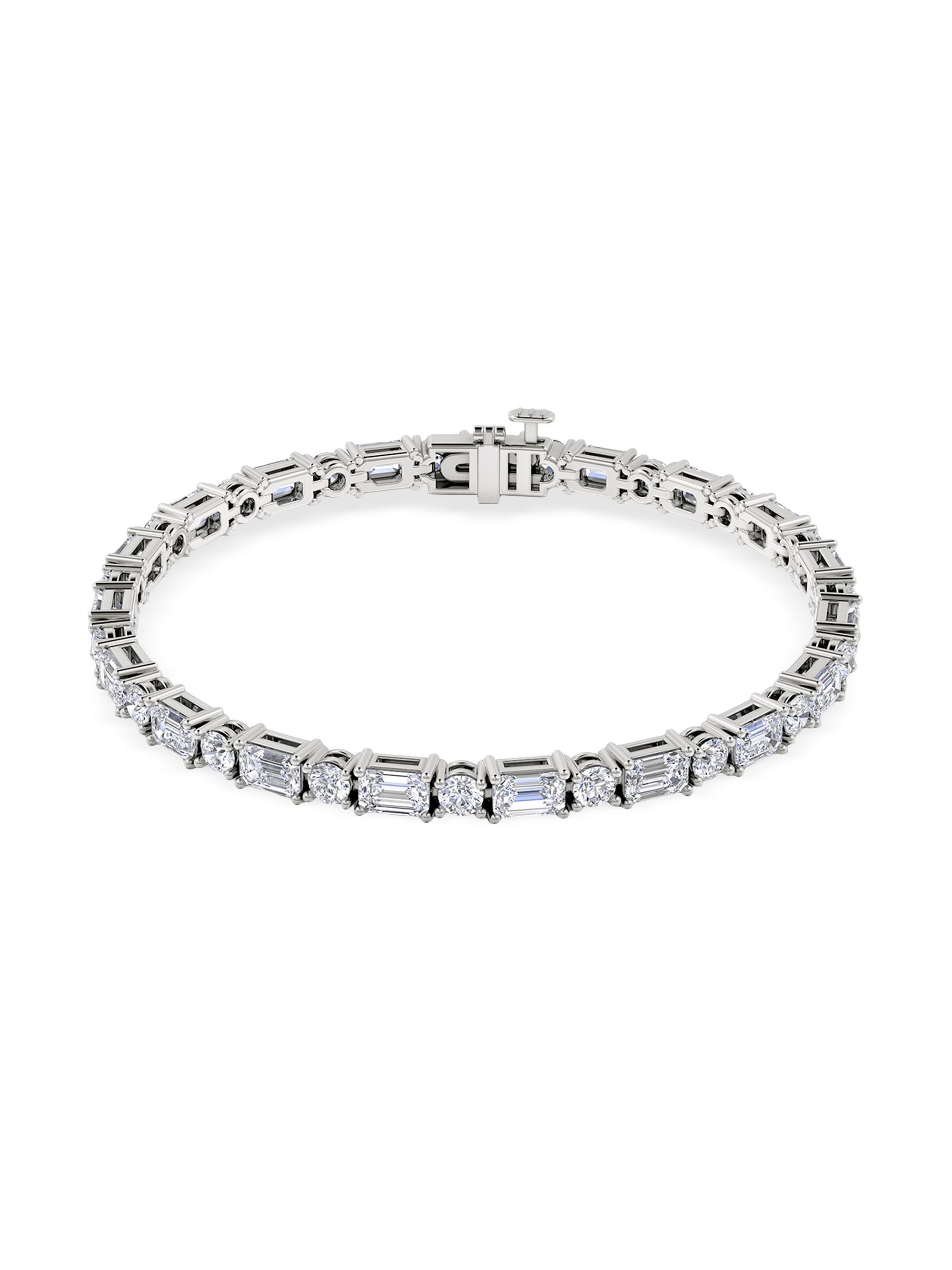 VRAI Women's Tennis 14K White Gold & 6.50 TCW Lab-Grown Diamond Bracelet - White Gold