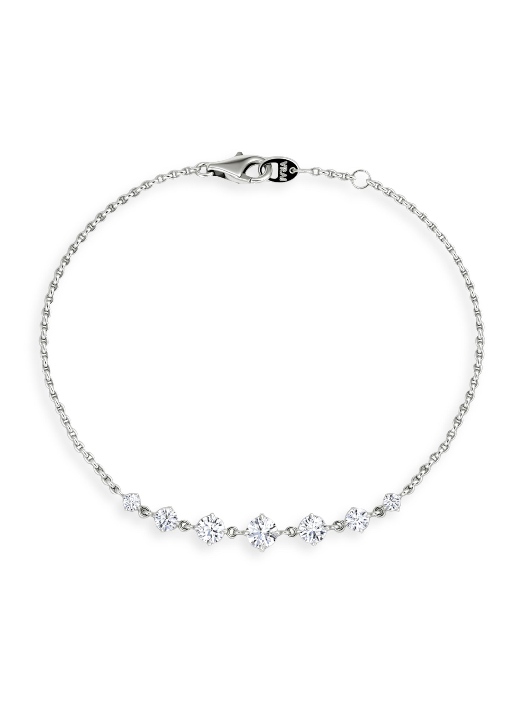 VRAI Women's 14K White Gold & 0.85 TCW Lab-Grown Diamond Tennis Bracelet - White Gold