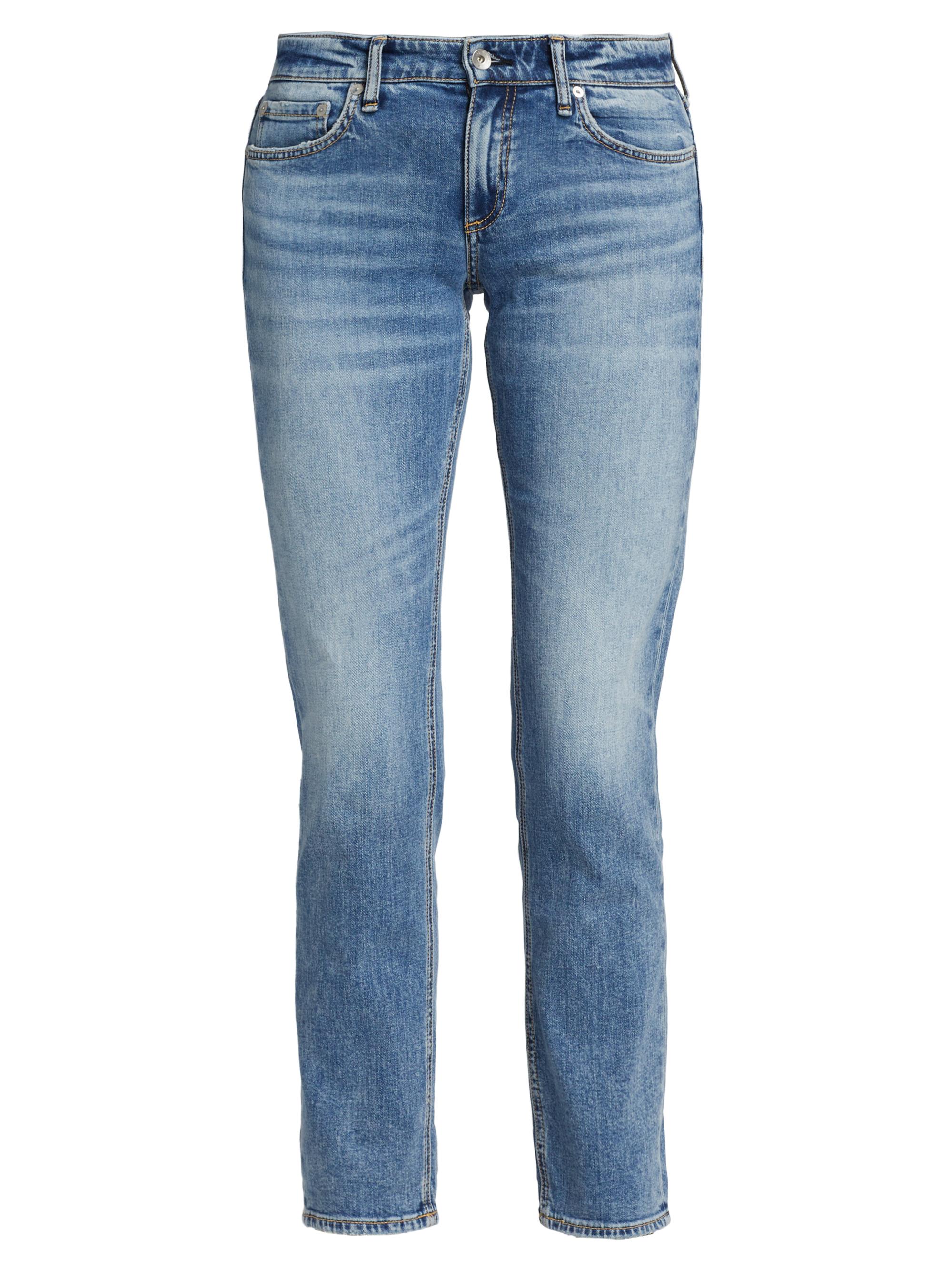 rag & bone Women's Dre Low-Rise Slim Boyfriend Jeans - Monterosso