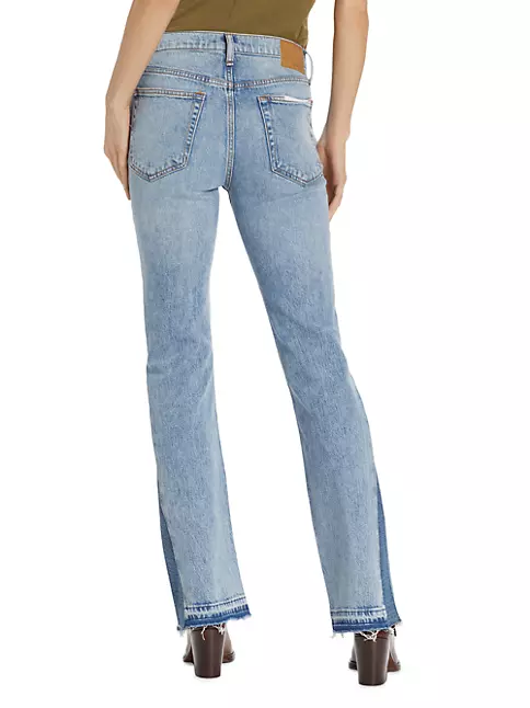 Shop rag & bone Peyton Bootcut Mid-Rise Jeans