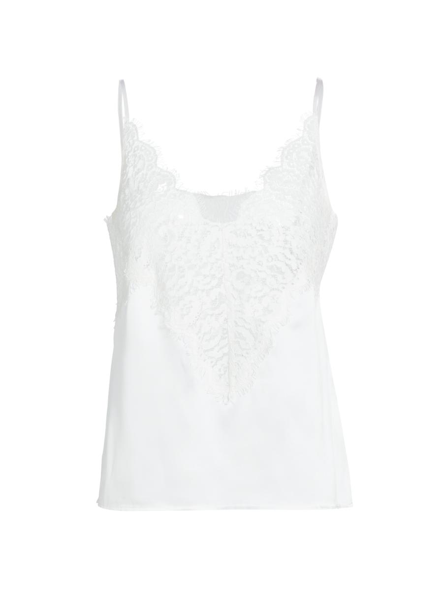 L'AGENCE Priya Silk & Lace Tank | Saks Fifth Avenue