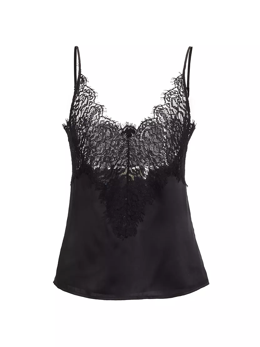 ROZIE CORSETS Lace-Paneled Bustier In Black