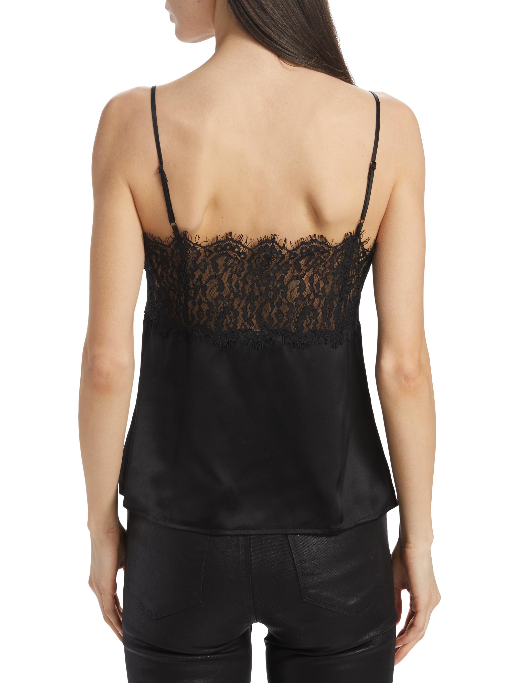 L'AGENCE Priya Silk & Lace Tank | Saks Fifth Avenue