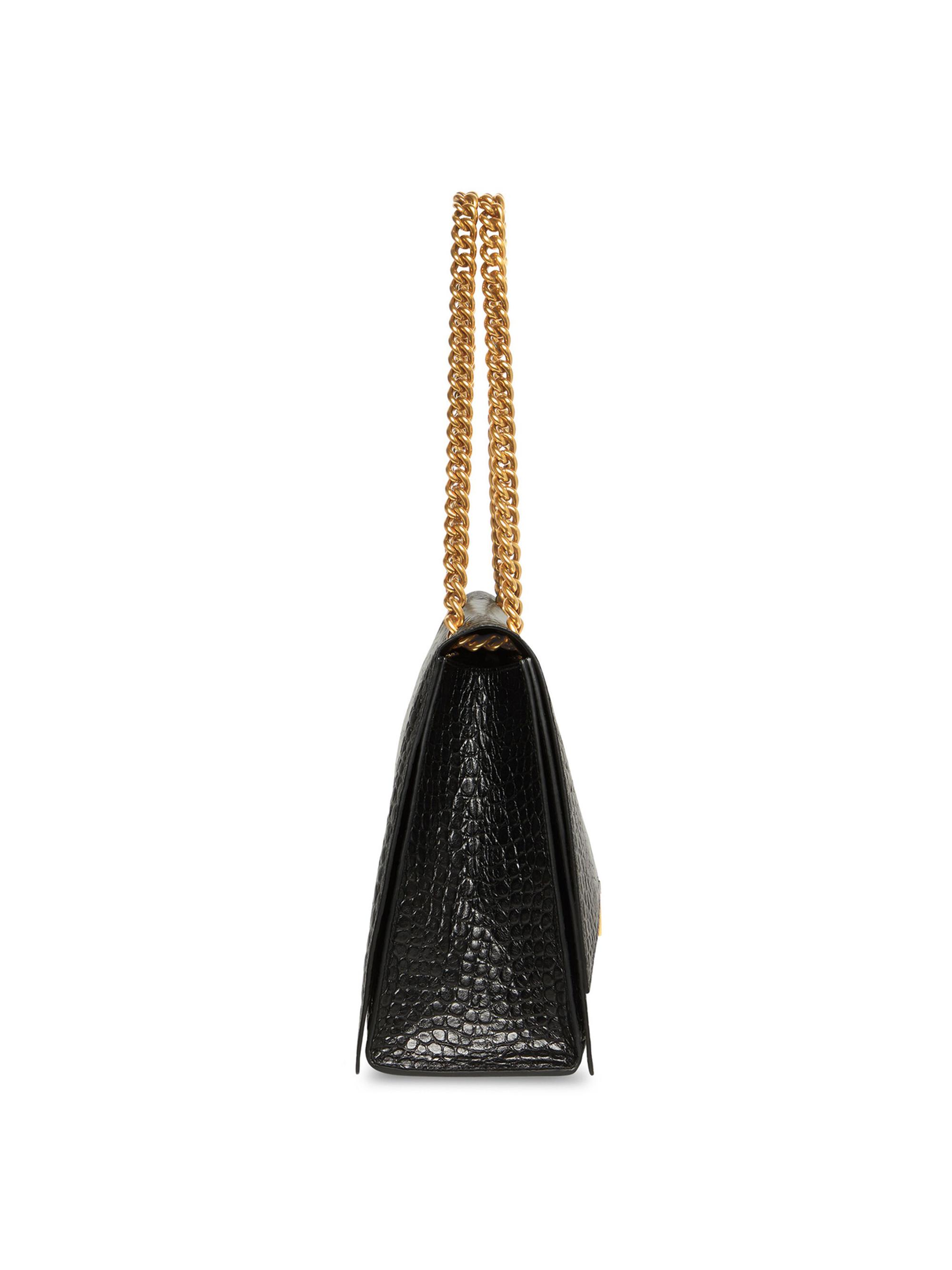 Balenciaga Crush Large Chain Bag Crocodile Embossed | Saks Fifth