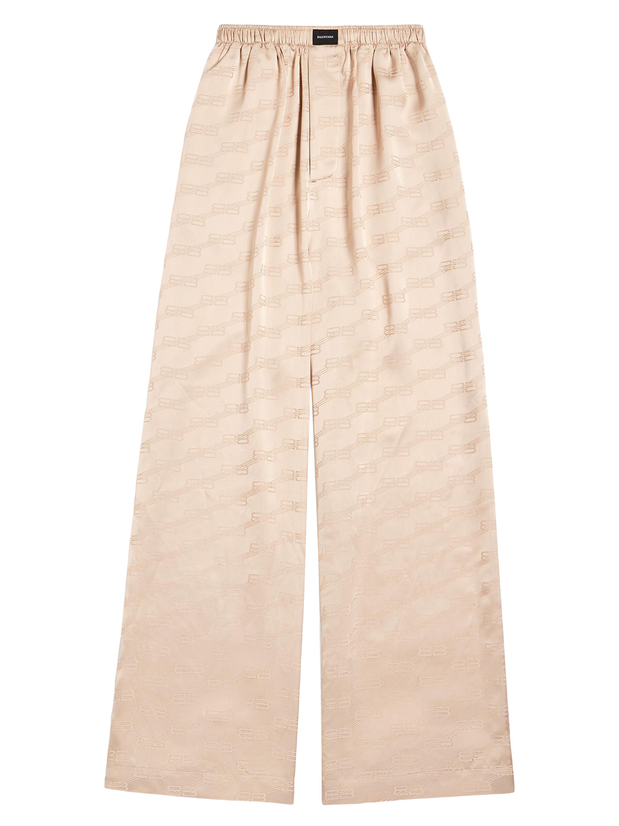 Balenciaga Women's BB Monogram Pyjama Pants - Beige