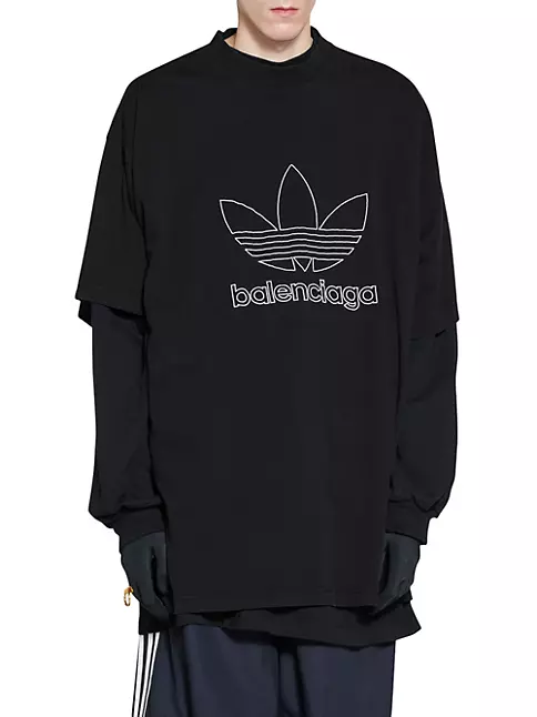 Sweatshirt Balenciaga X Adidas Black size L International in