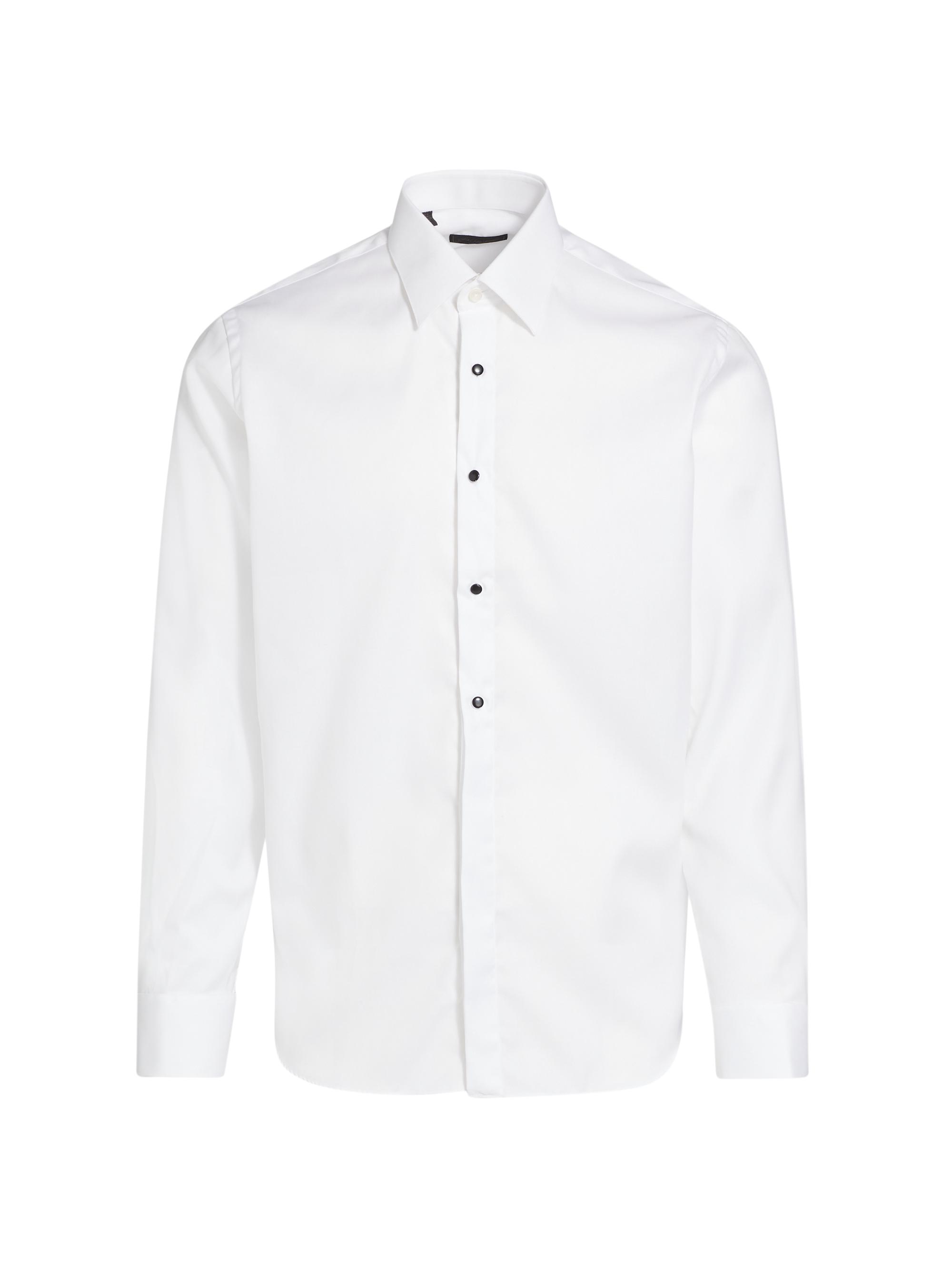 Saks Fifth Avenue Men's COLLECTION Cotton Tuxedo Shirt - White