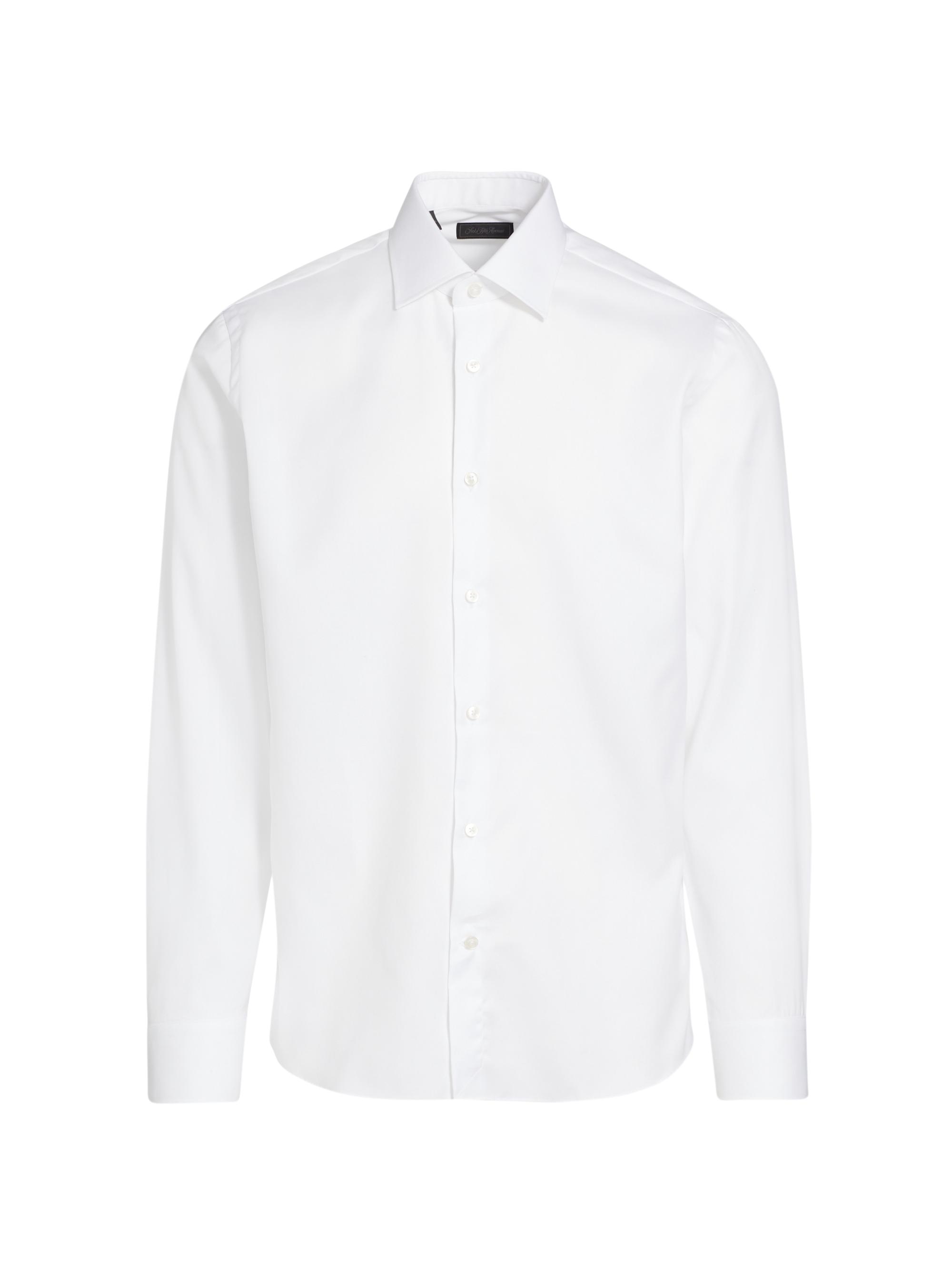 Saks Fifth Avenue Men's COLLECTION Poplin Button-Front Shirt - White