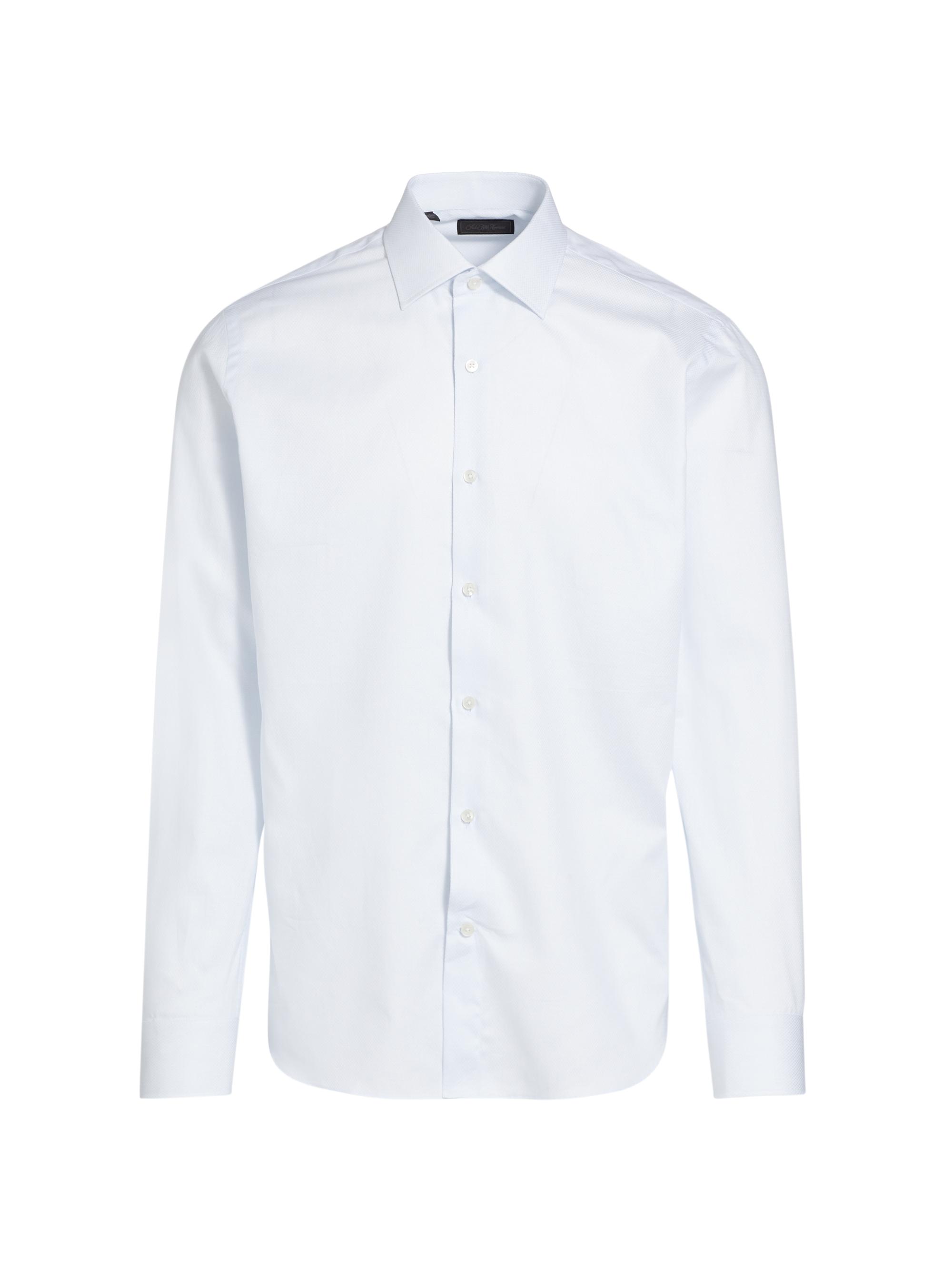 Saks Fifth Avenue Men's COLLECTION Cotton Button-Front Shirt - Baltic Sea