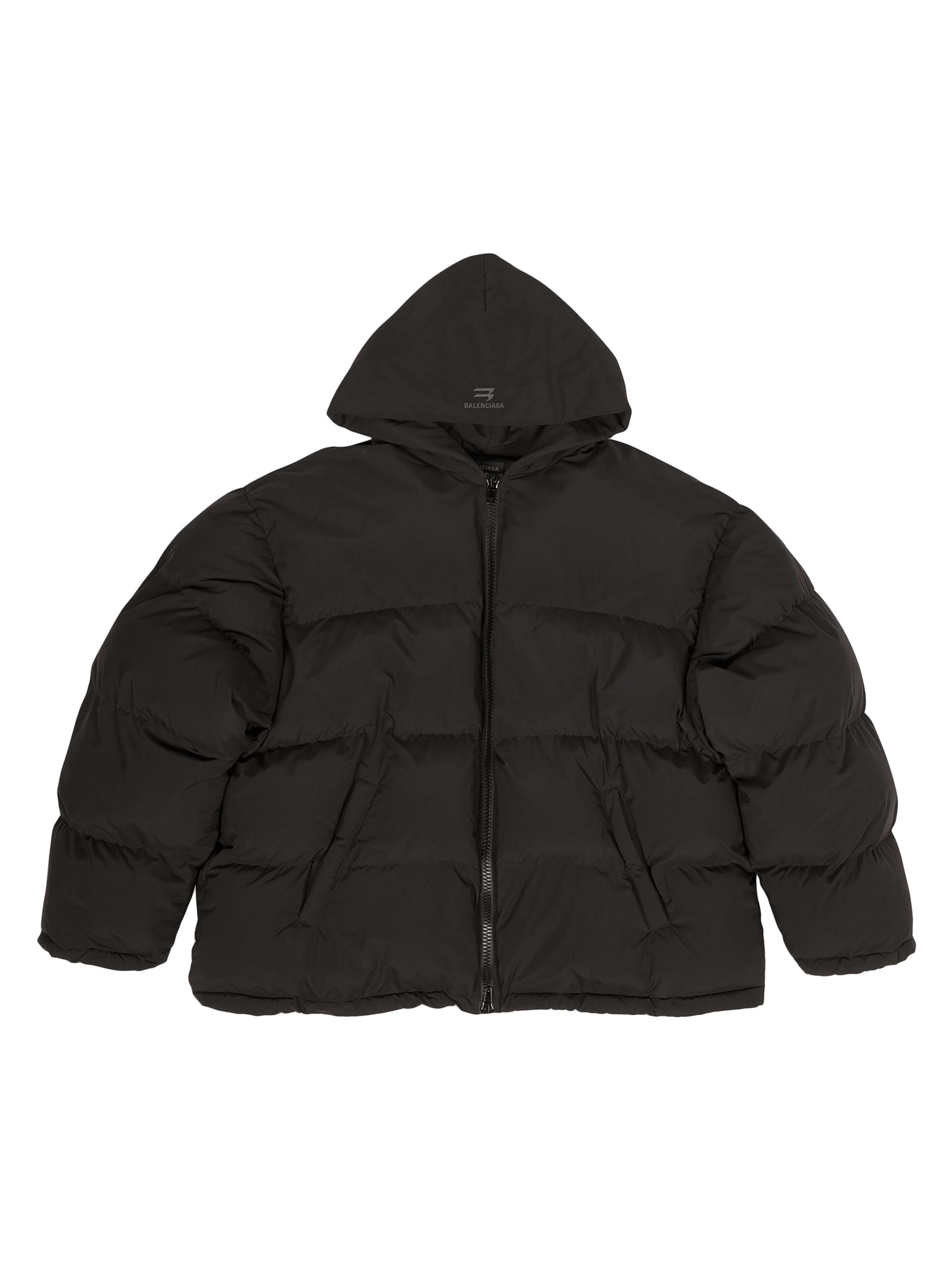 Balenciaga Sporty B Hooded Puffer Jacket | Saks Fifth Avenue
