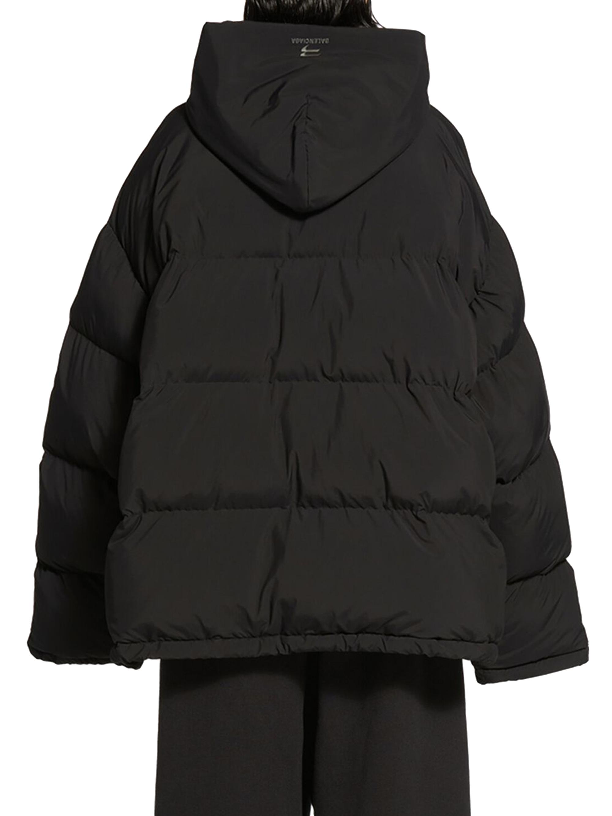Balenciaga Sporty B Hooded Puffer Jacket | Saks Fifth Avenue