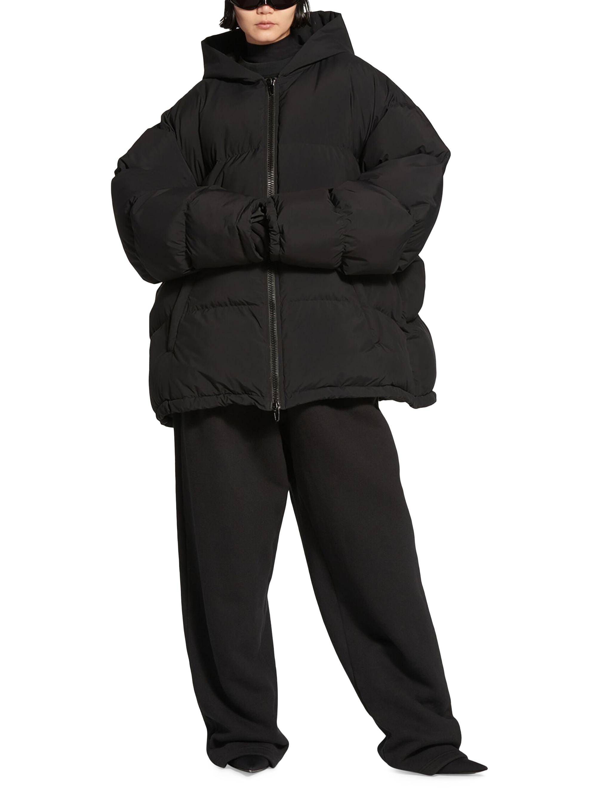 Balenciaga Sporty B Hooded Puffer Jacket | Saks Fifth Avenue