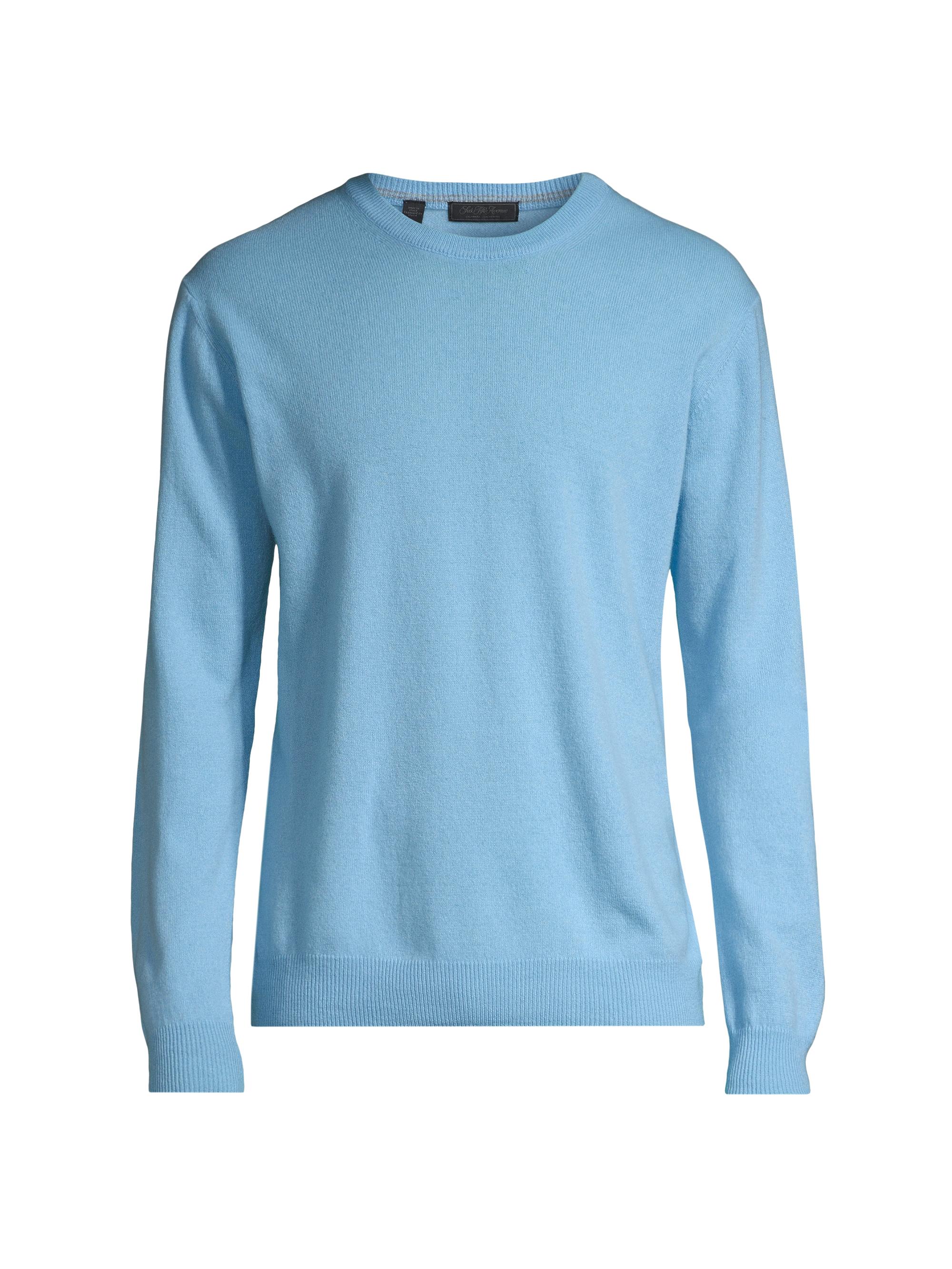 Saks Fifth Avenue Men's COLLECTION Cashmere Crewneck Sweater - Sea