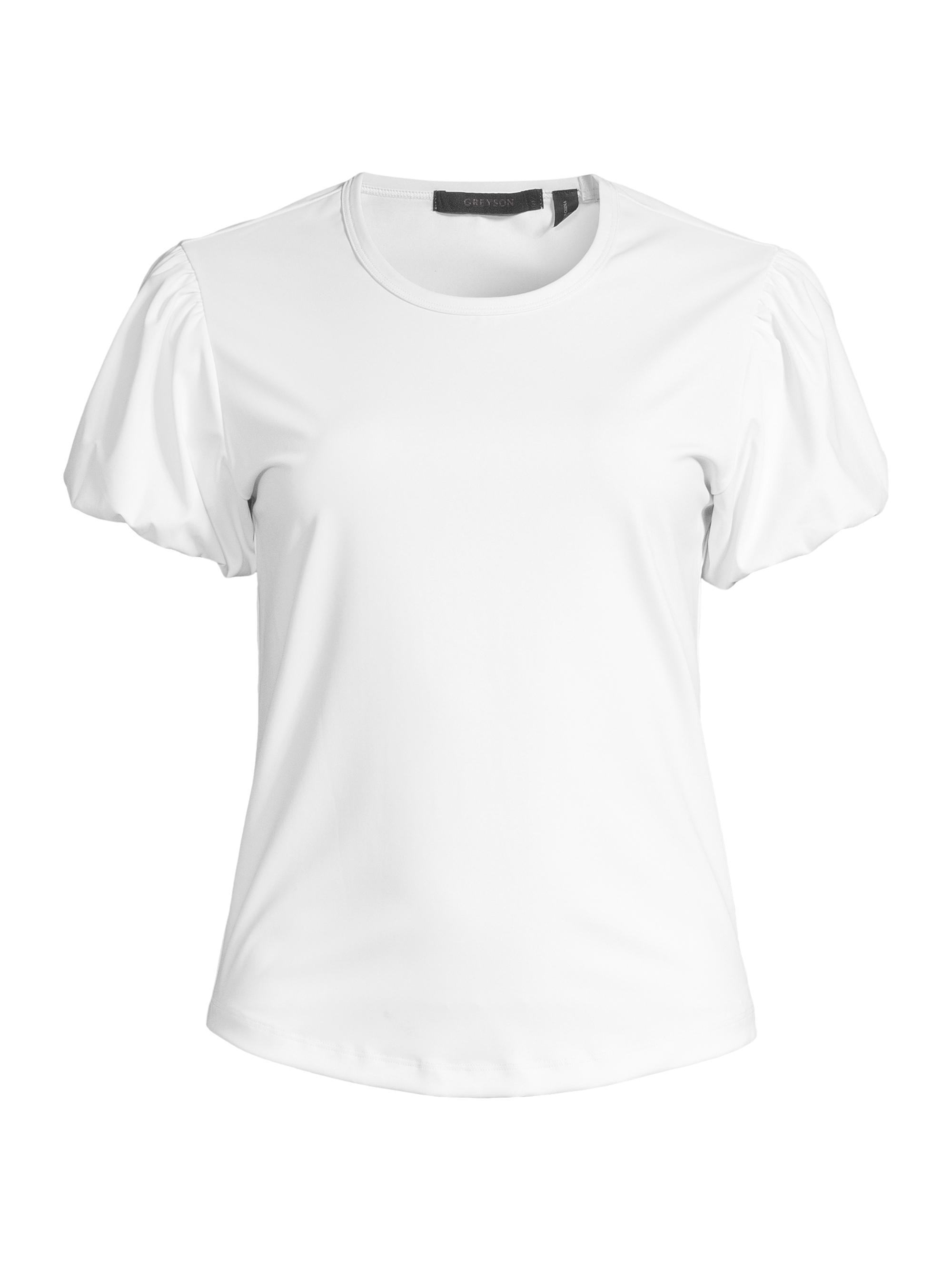 Greyson Women's Haelyn Puff-Sleeve T-Shirt - White