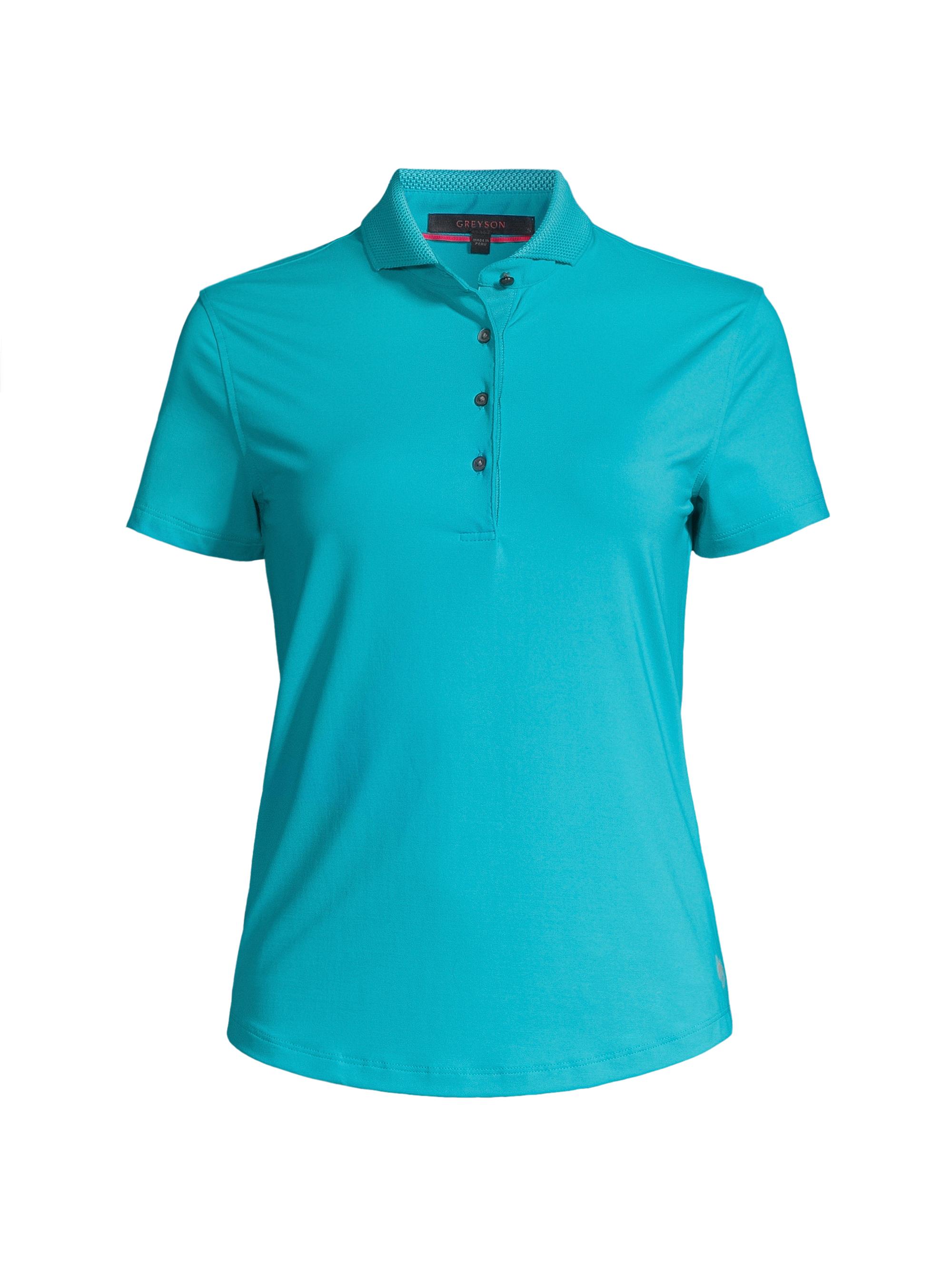 Greyson Women's Scarlett Polo Shirt - Teal