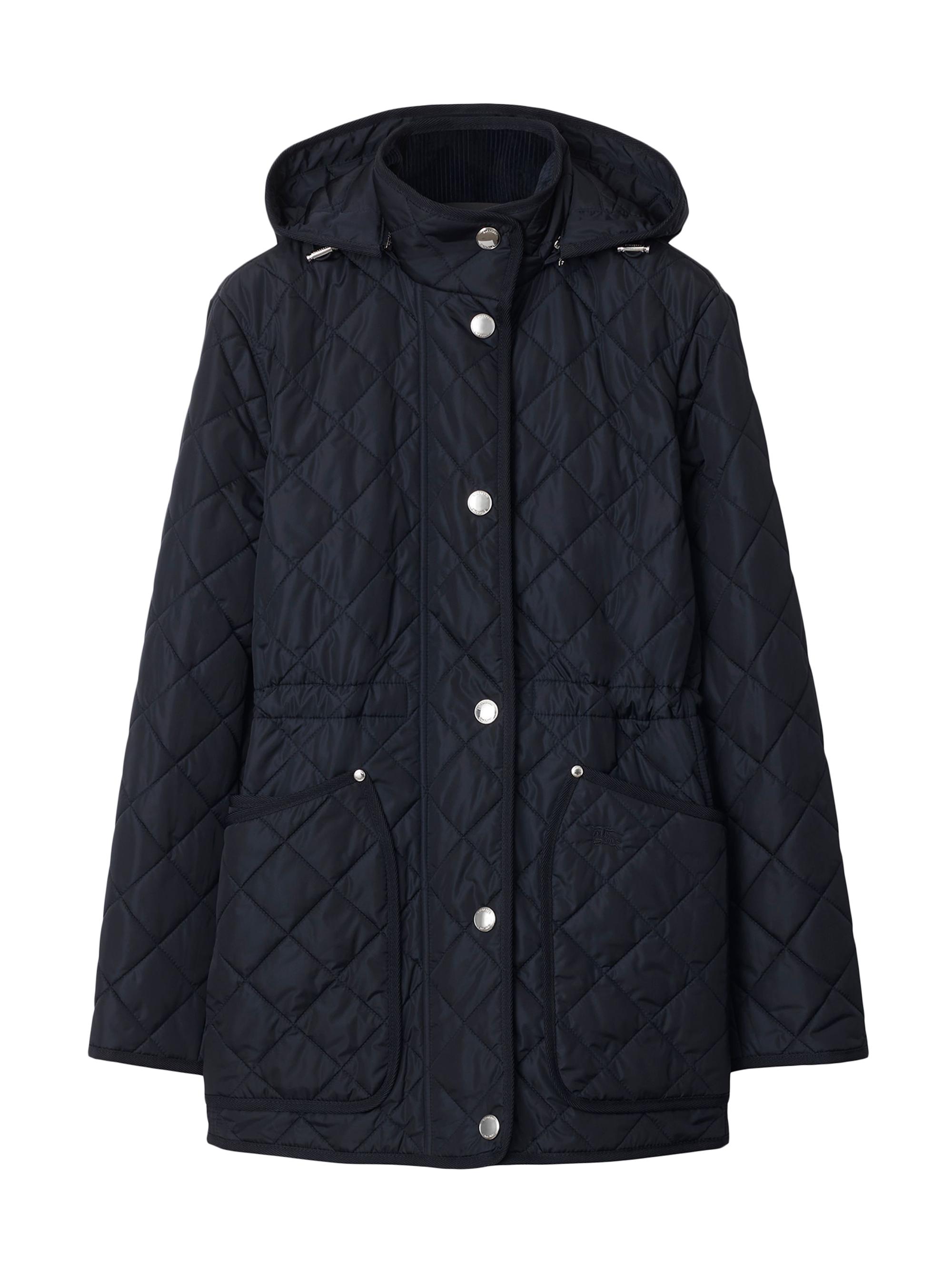 Burberry Women's Roxbugh Quilted Hooded Jacket - Storm