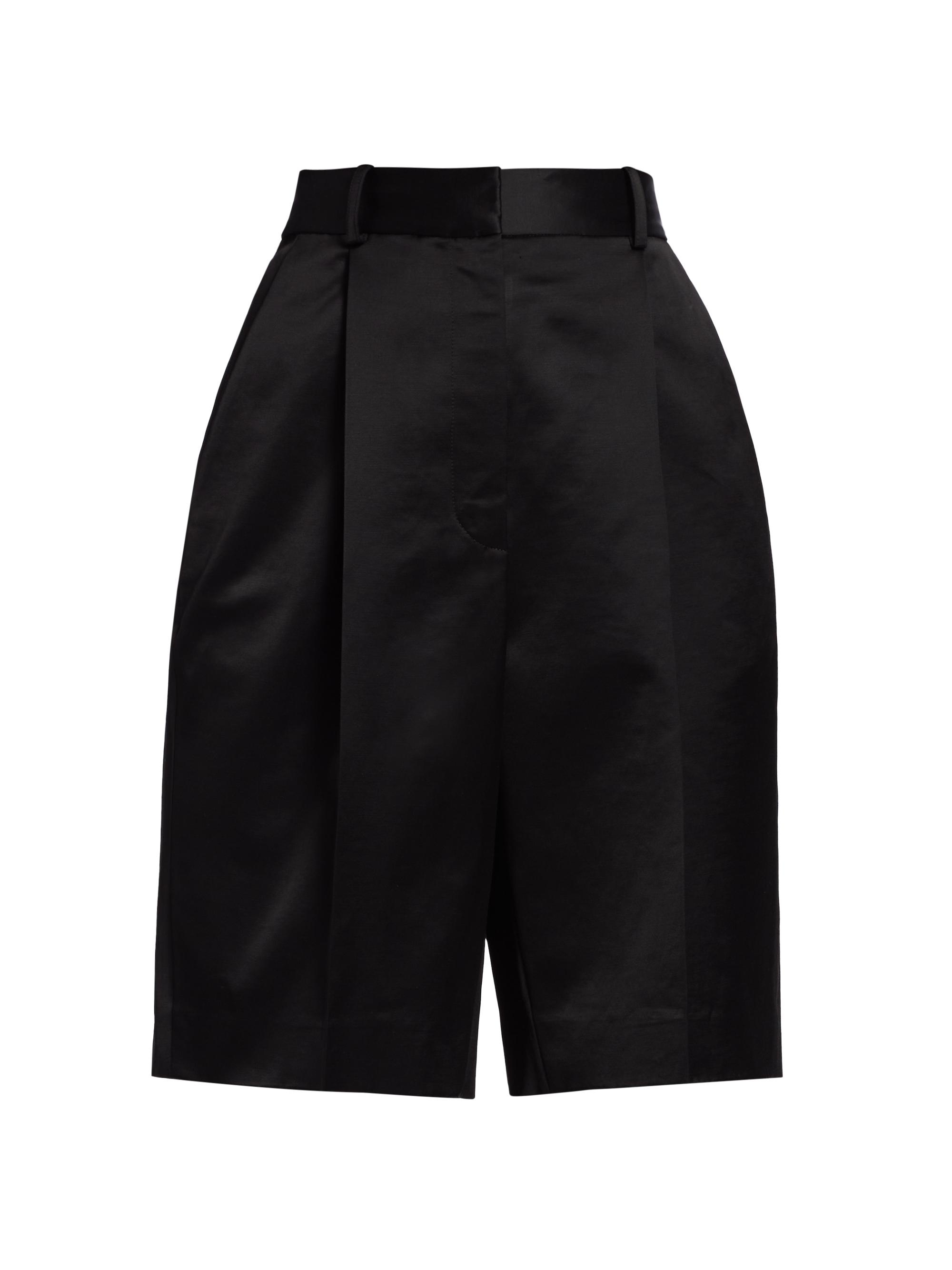 anOnlyChild Women's Santa Cruz Satin Shorts - Black