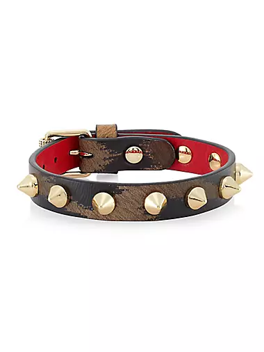 Spike Leather Bracelet