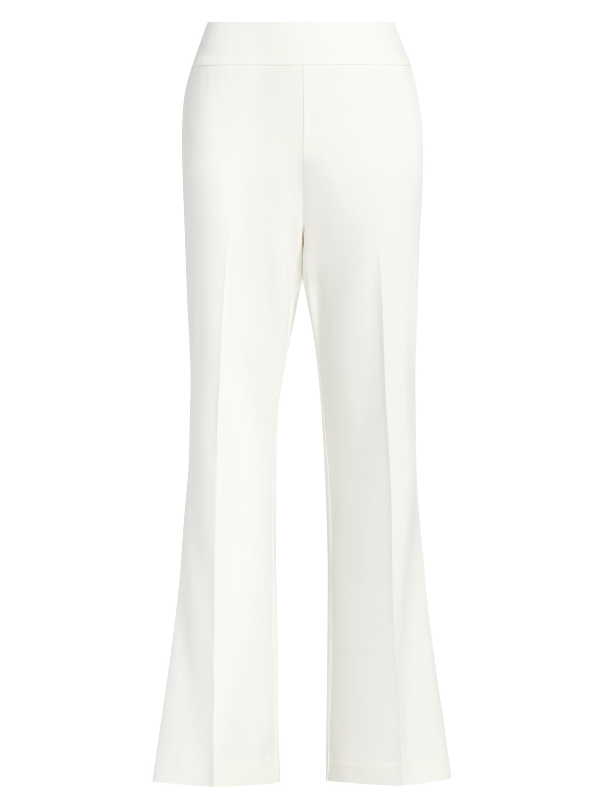 Elie Tahari Women's Iris High-Rise Flared Pants - Sky White