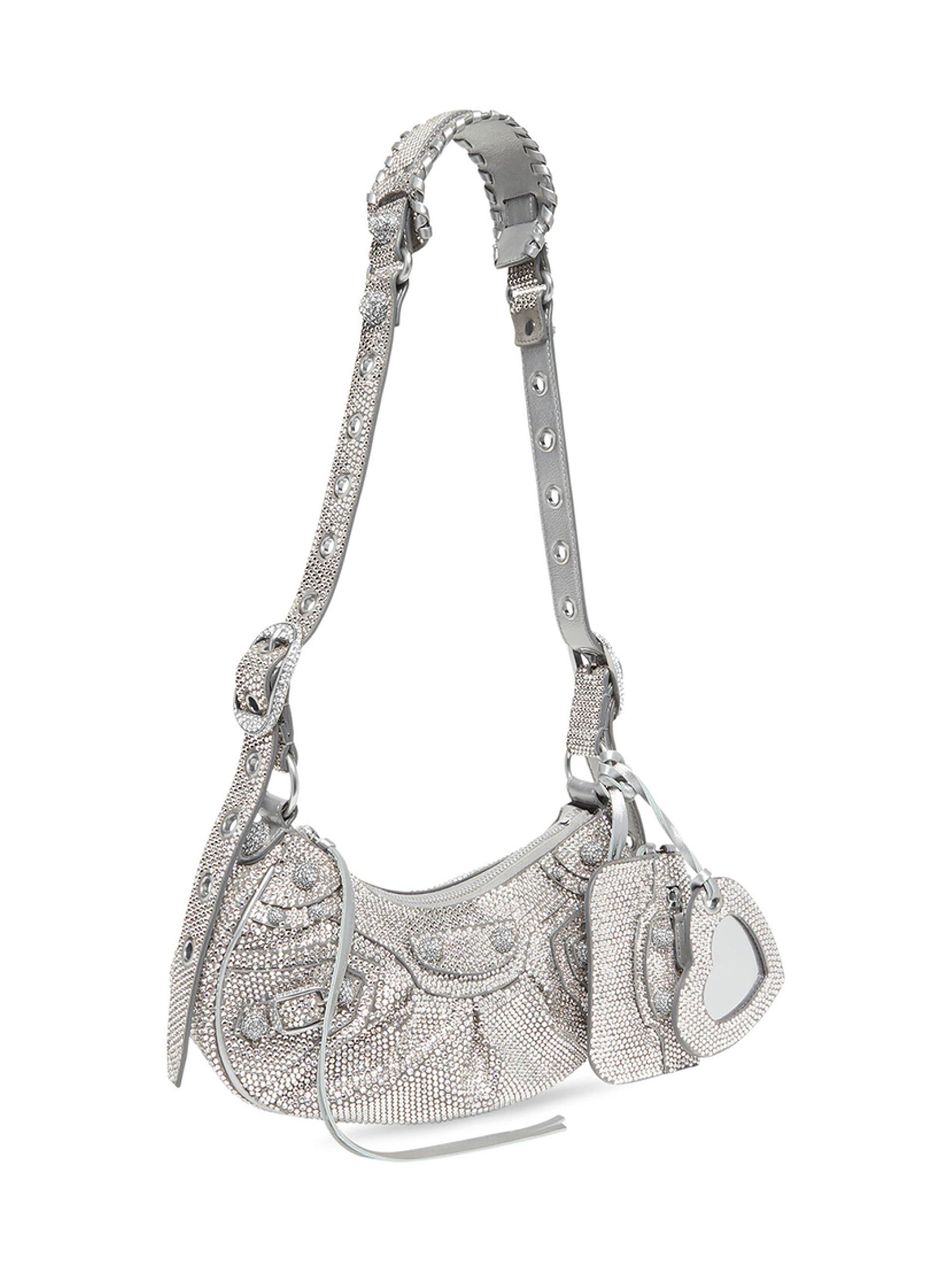 Balenciaga Le Cagole XS Shoulder Bag With Rhinestones | Saks Fifth