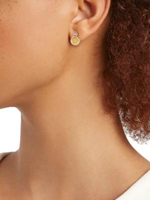 Versace two-tone earrings - Gold