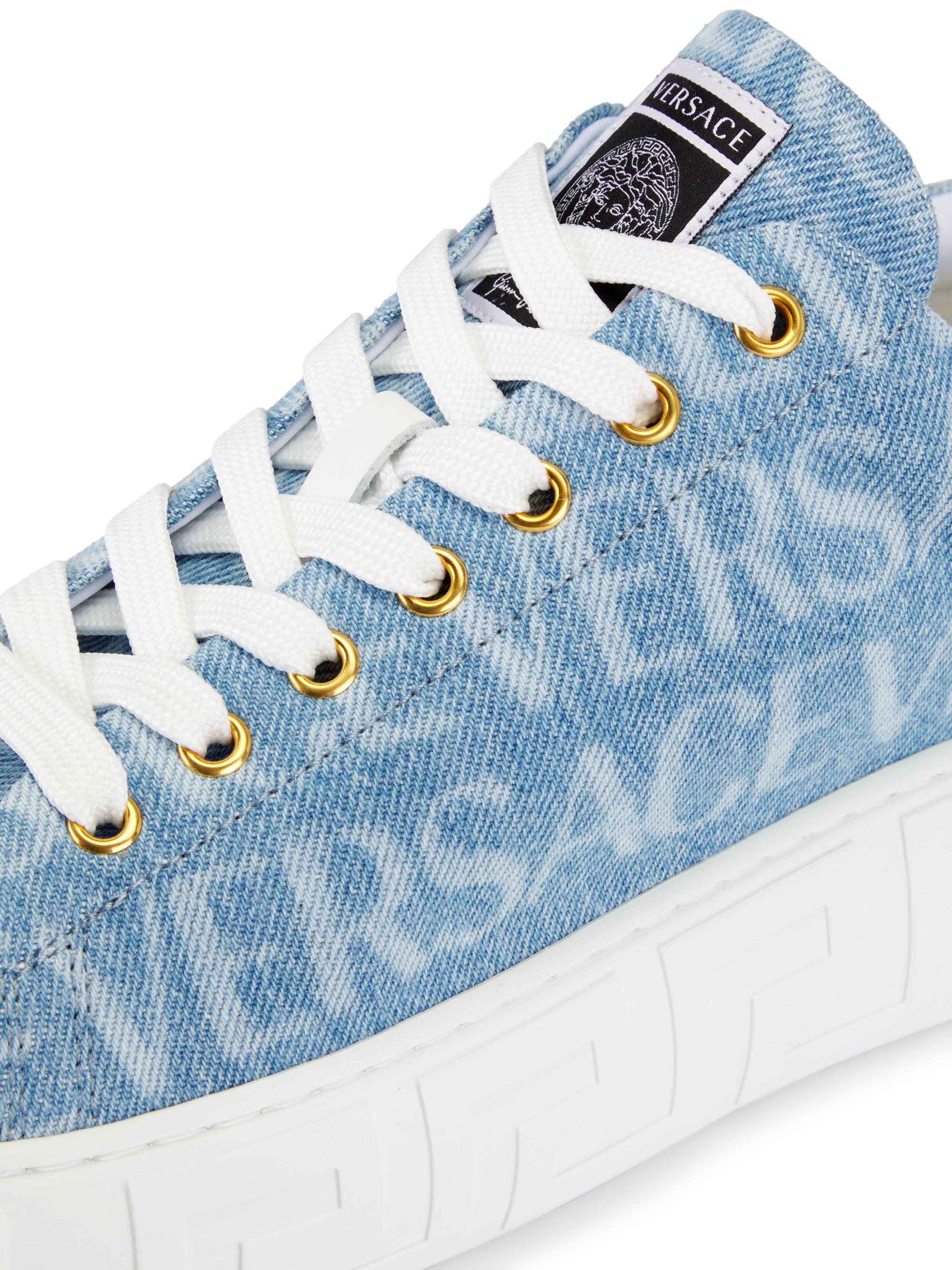 versace la greca high top sneakers