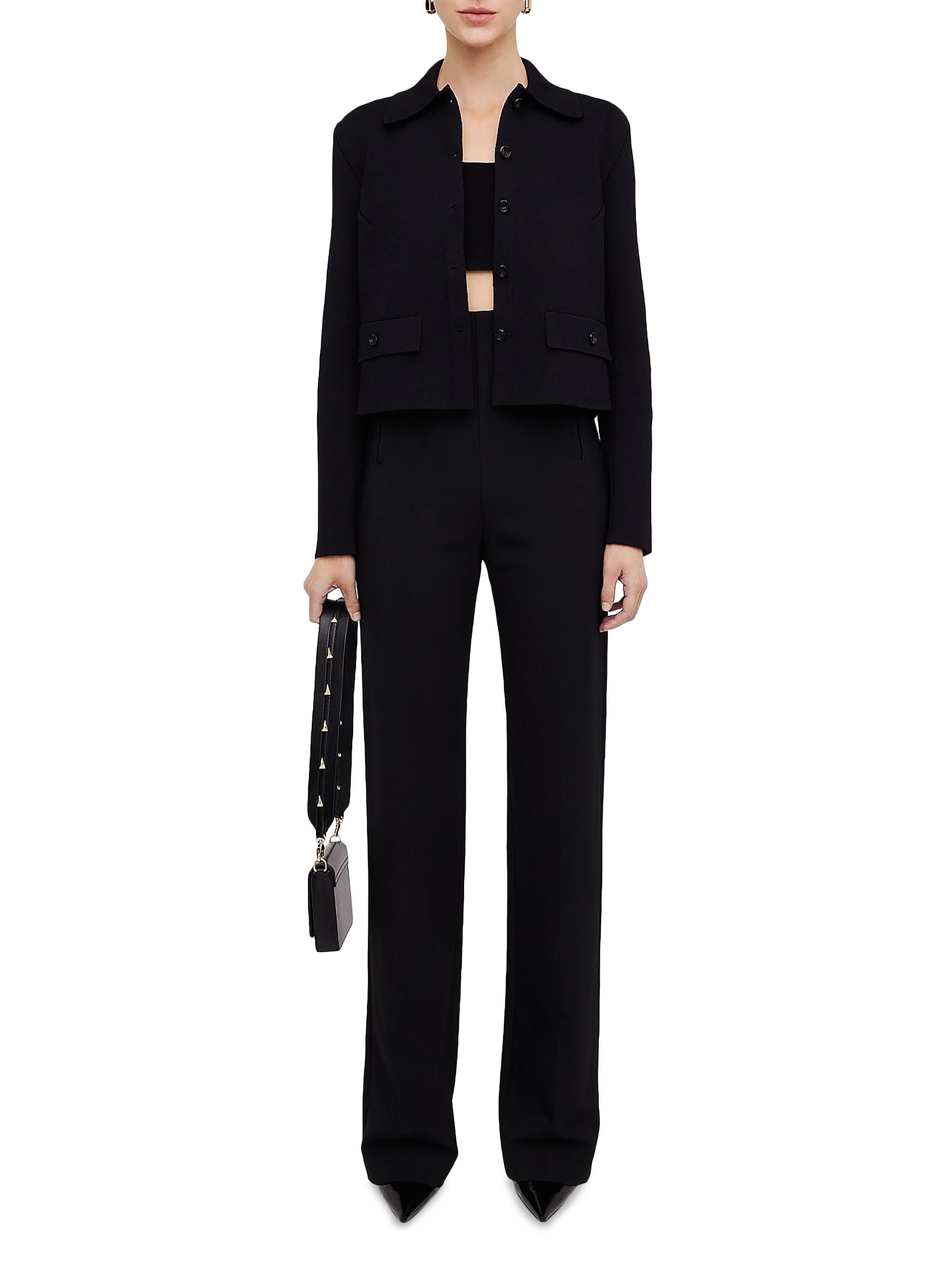 Scanlan Theodore Crepe-Knit Jacket Saks Fifth Avenue