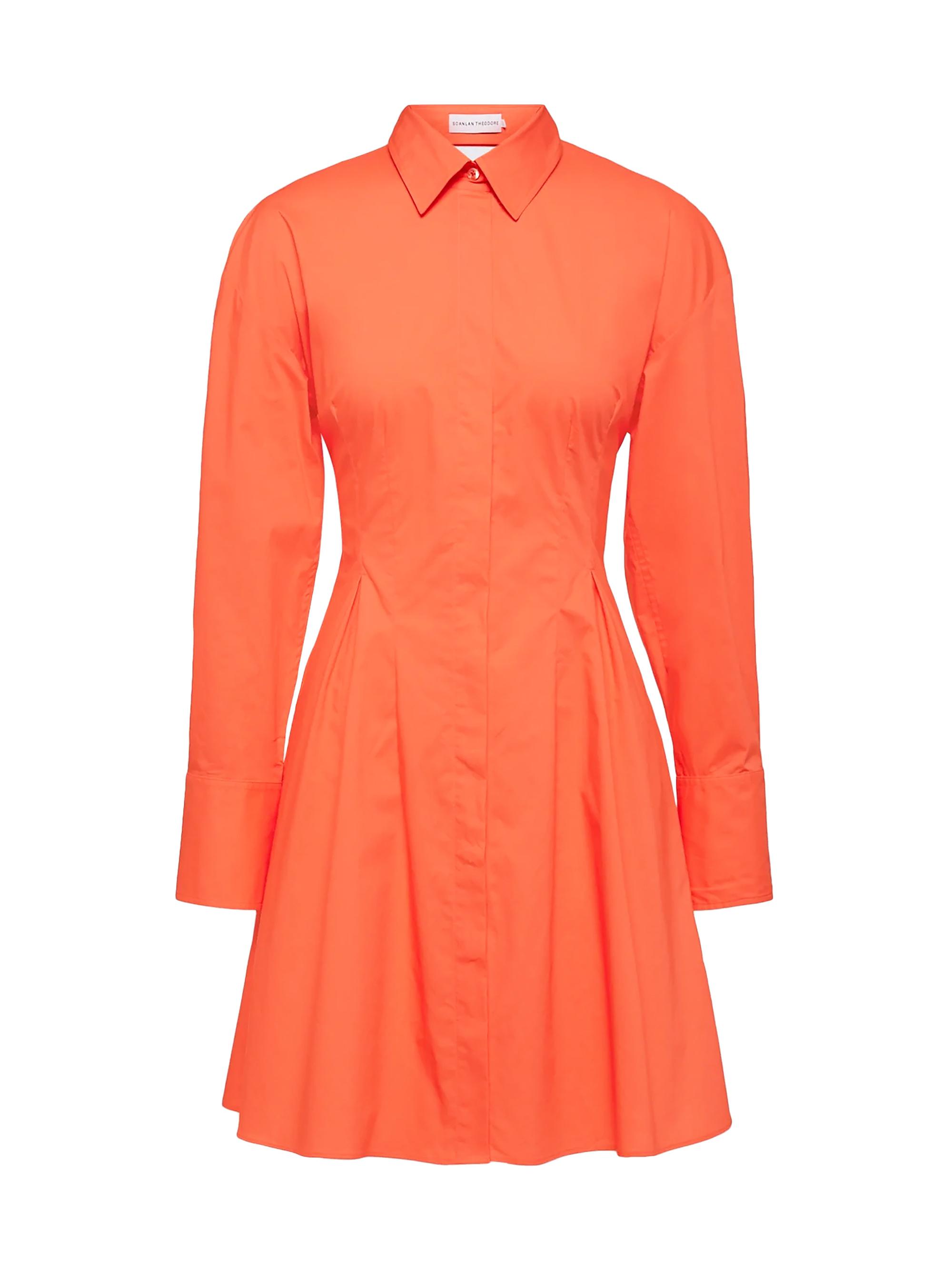 Scanlan Theodore Women's Parachute Cut-Out Mini-Shirtdress - Coral