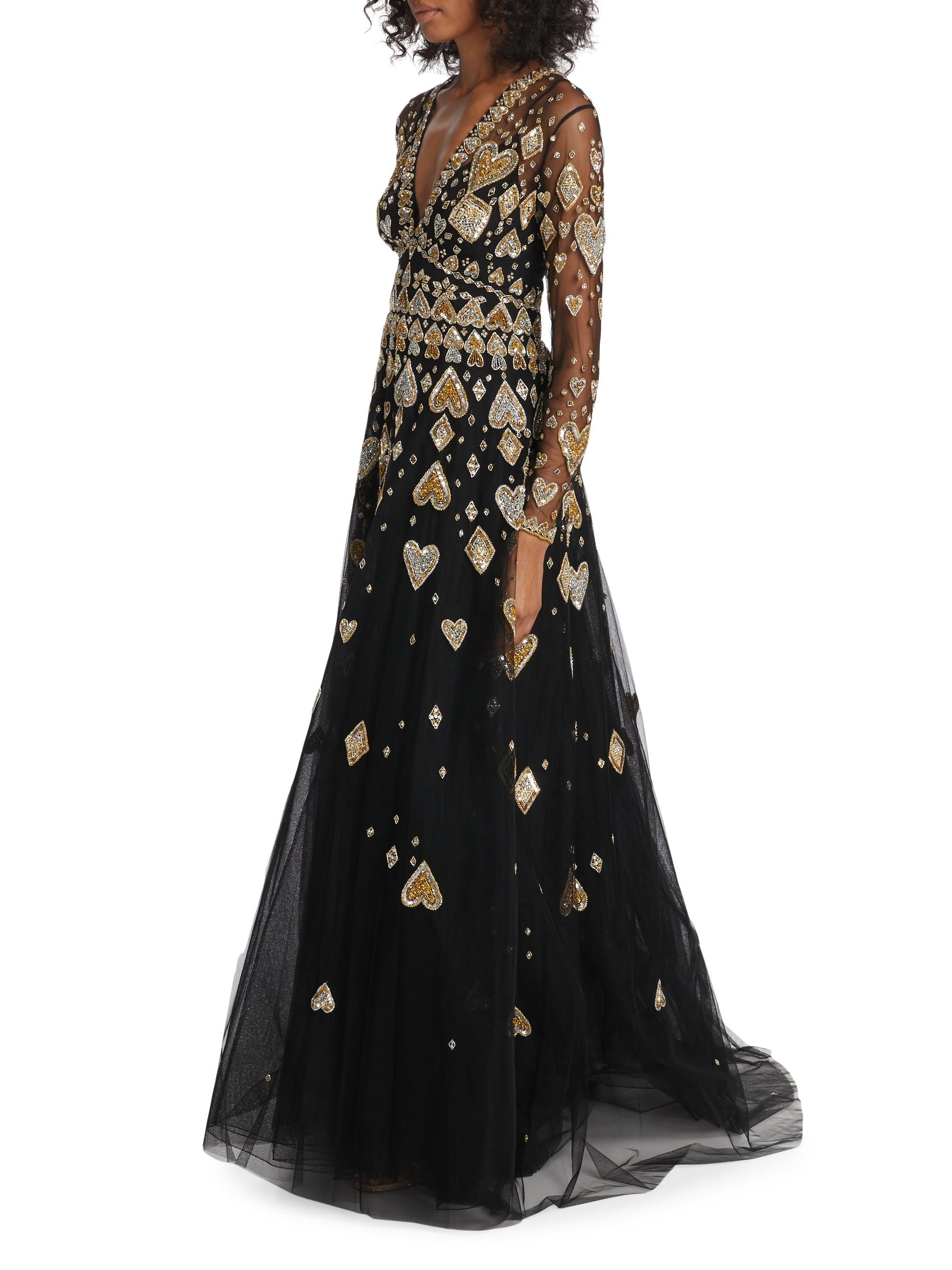 green emerald velvet dress Farm Rio Black Cornely Ainika Embroidered Heart Midi Dress, Cornely Ainika Black / S