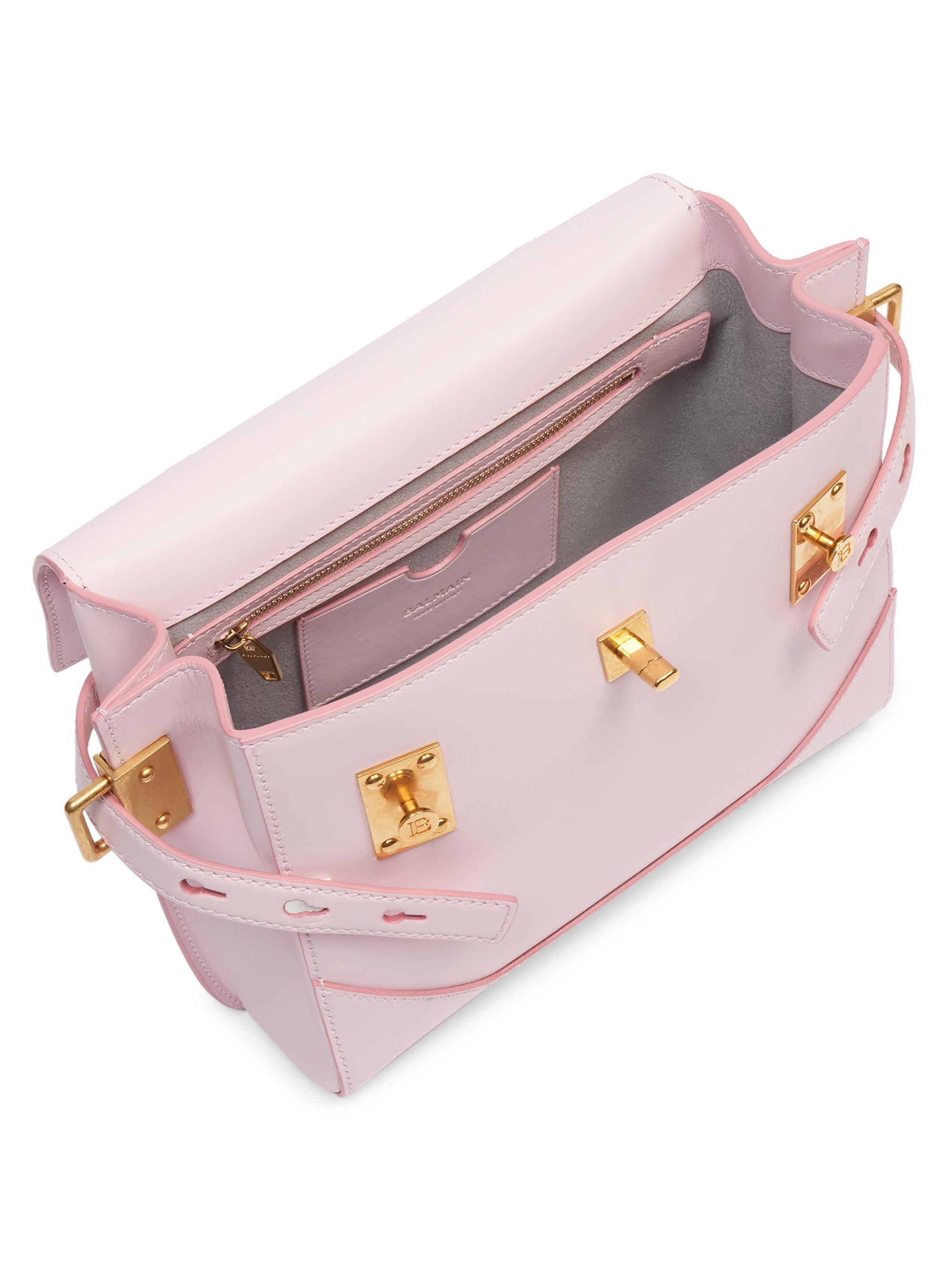 Balmain B-Buzz 23 Leather Top-Handle Bag | Saks Fifth Avenue