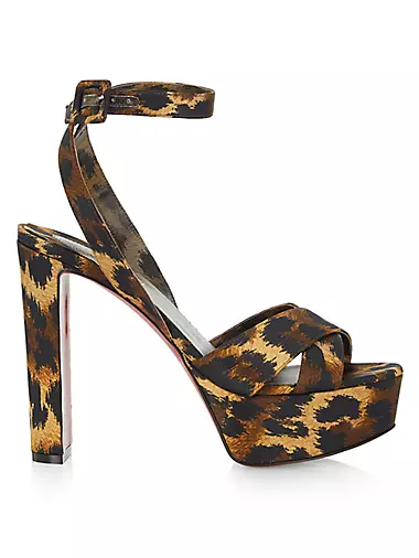 Saks Fifth Avenue Collection - Authenticated Heel - Pony-Style Calfskin Leopard for Women, Very Good Condition