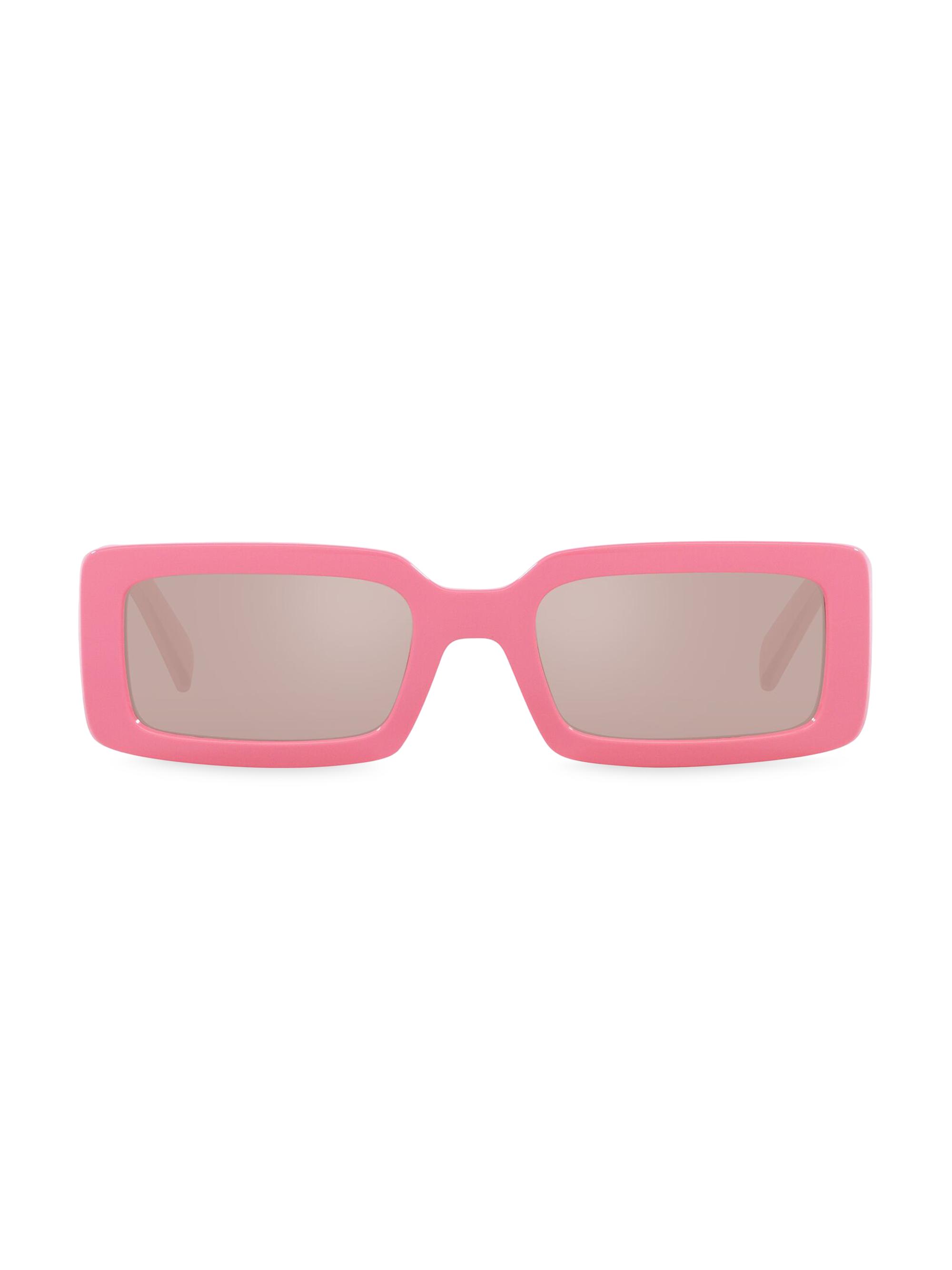 Dolce & Gabbana Women's 53MM Rectangular Sunglasses - Pink