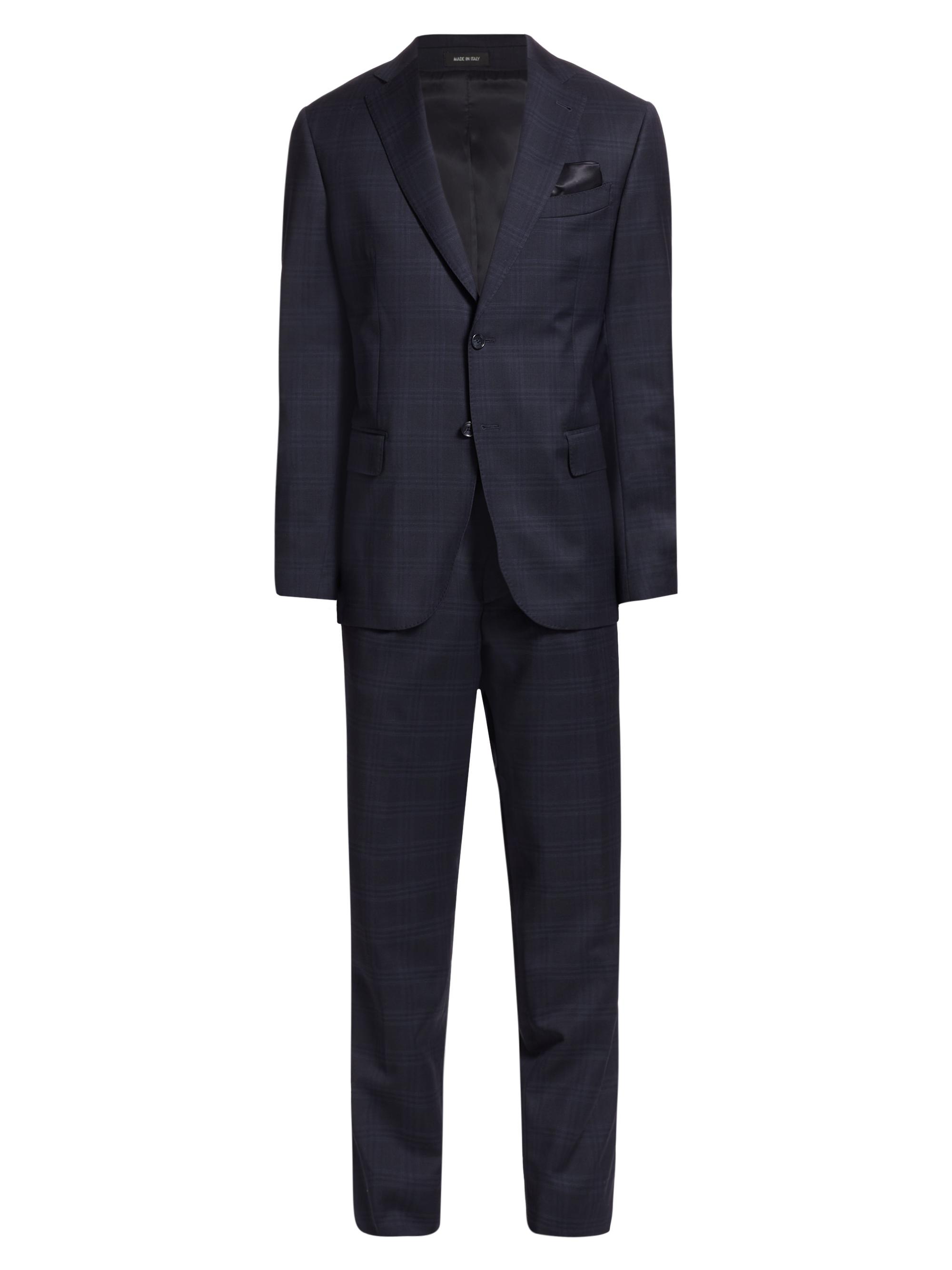 Saks Fifth Avenue COLLECTION Pinstriped Wool Single-Breasted Suit