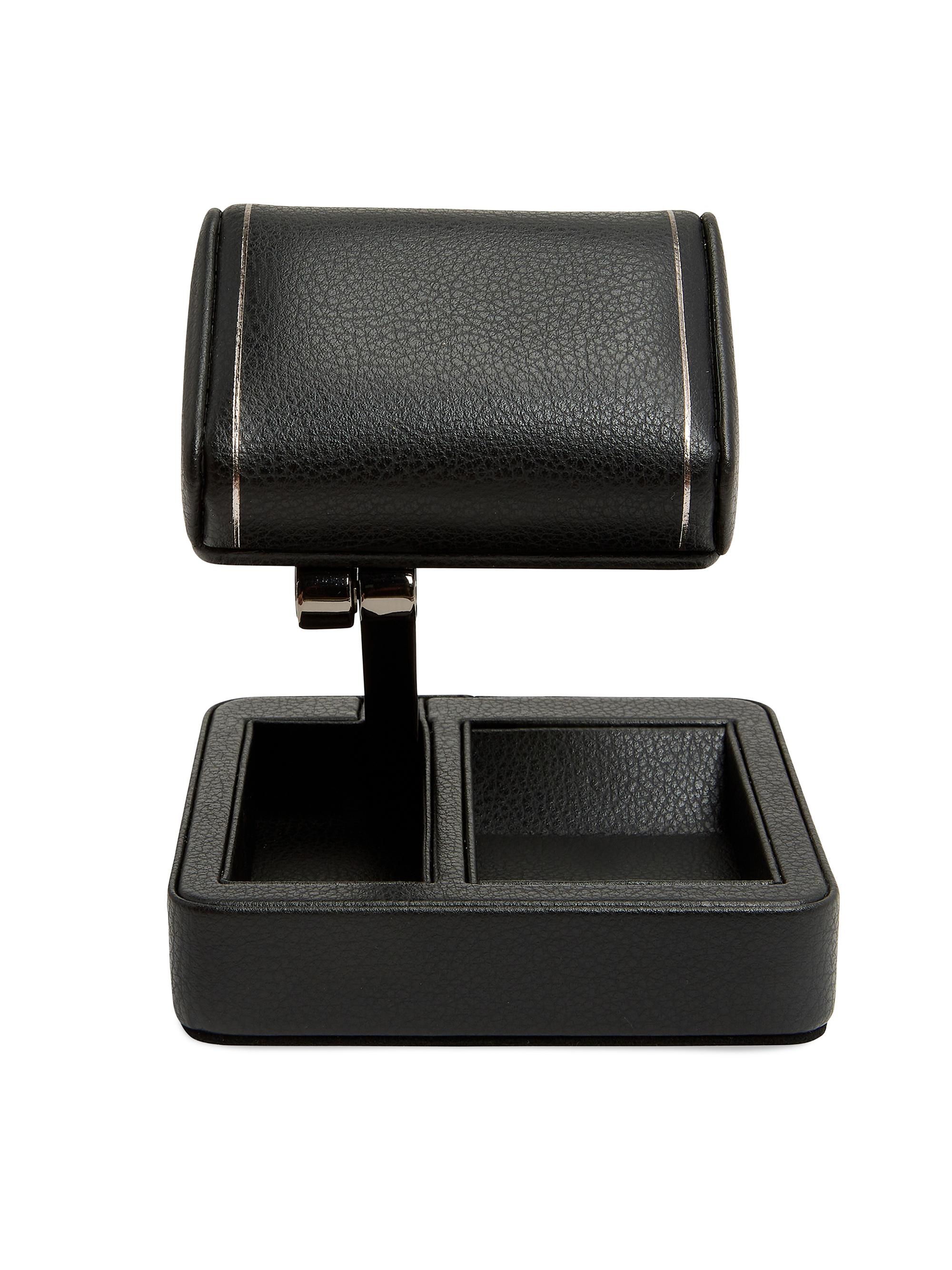 Wolf British Racing Travel Watch Stand - Black