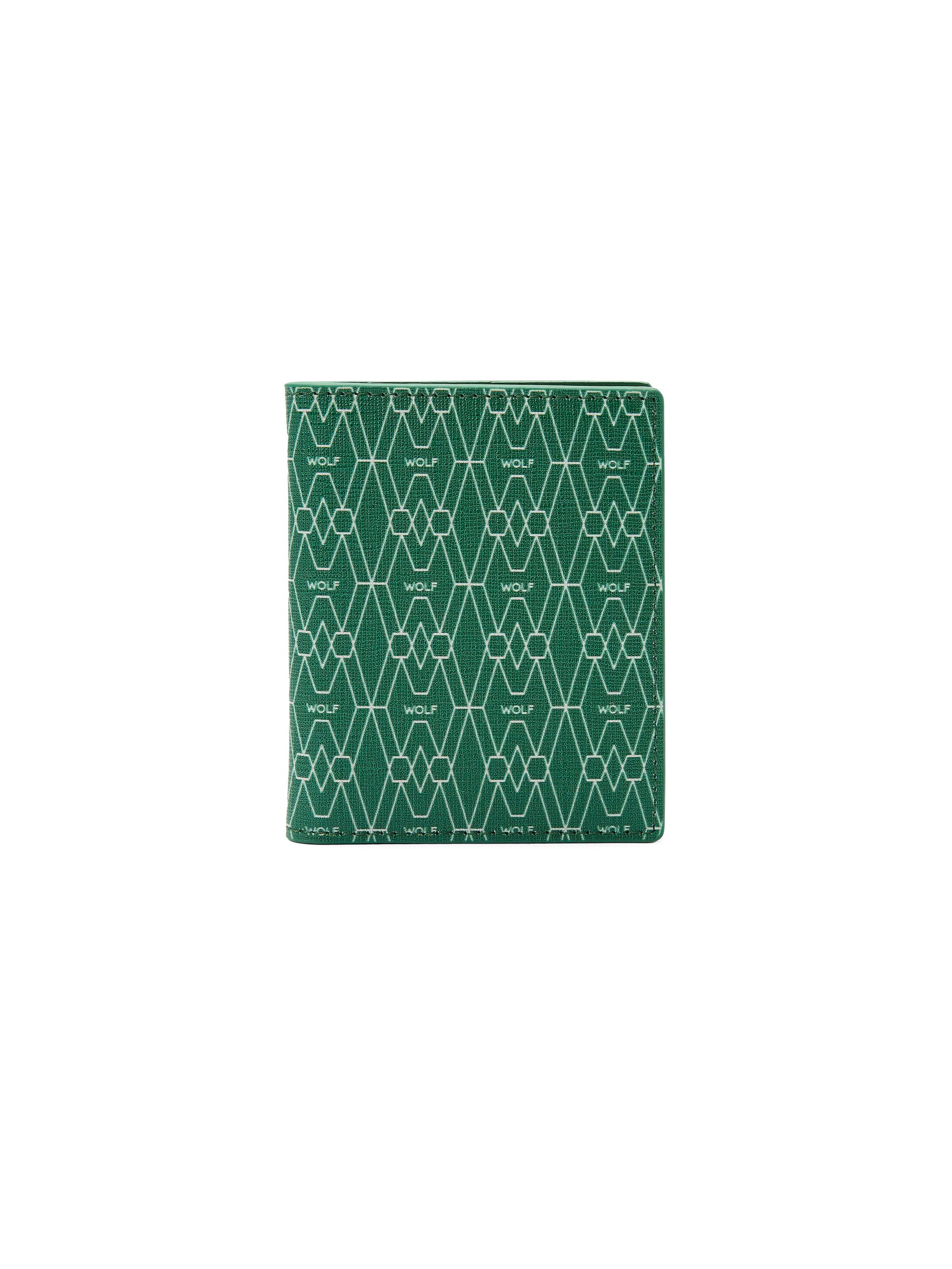 Wolf Signature ID Card Case - Green