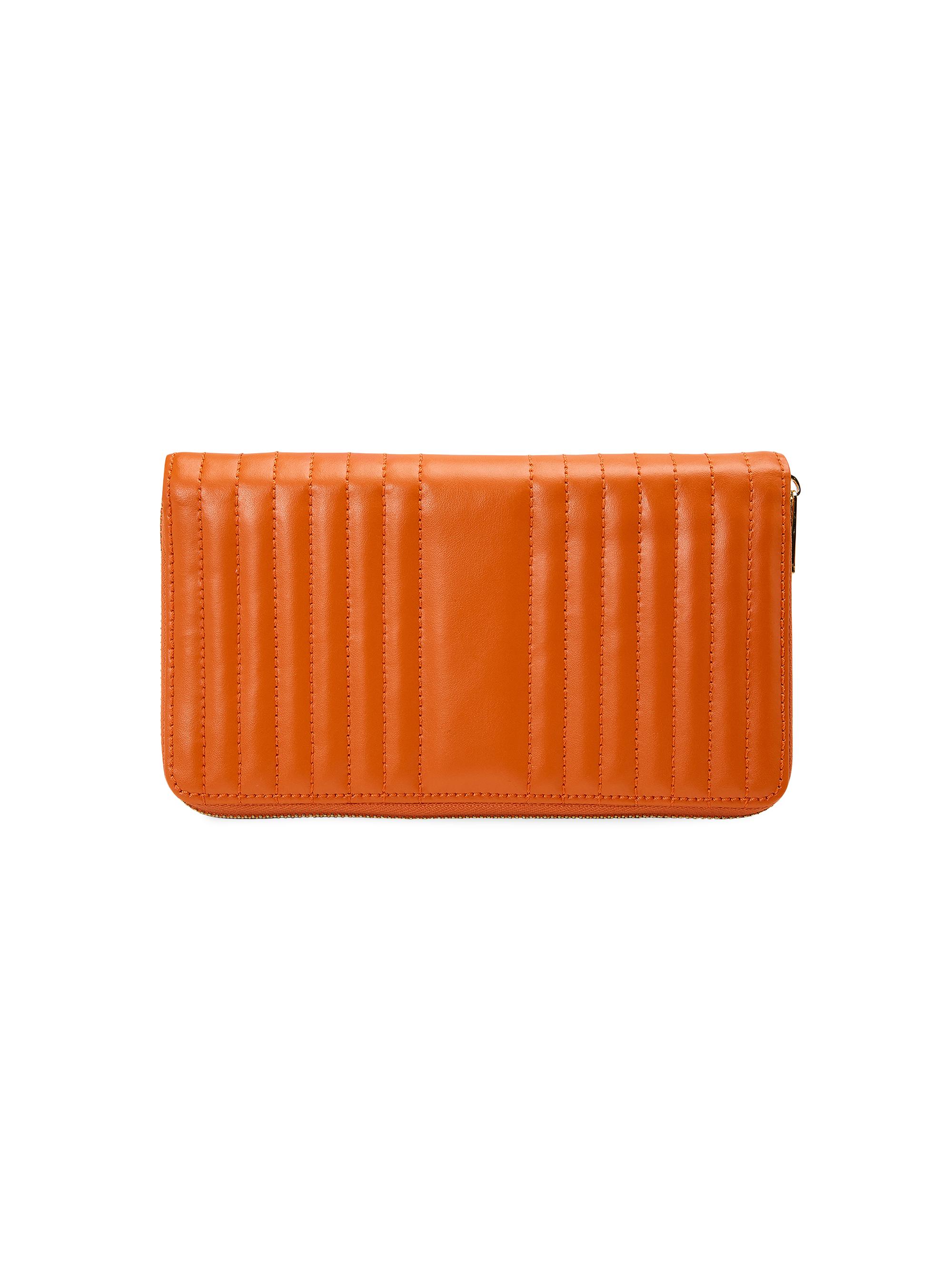 Wolf Maria Medium Zip Jewelry Case - Tangerine