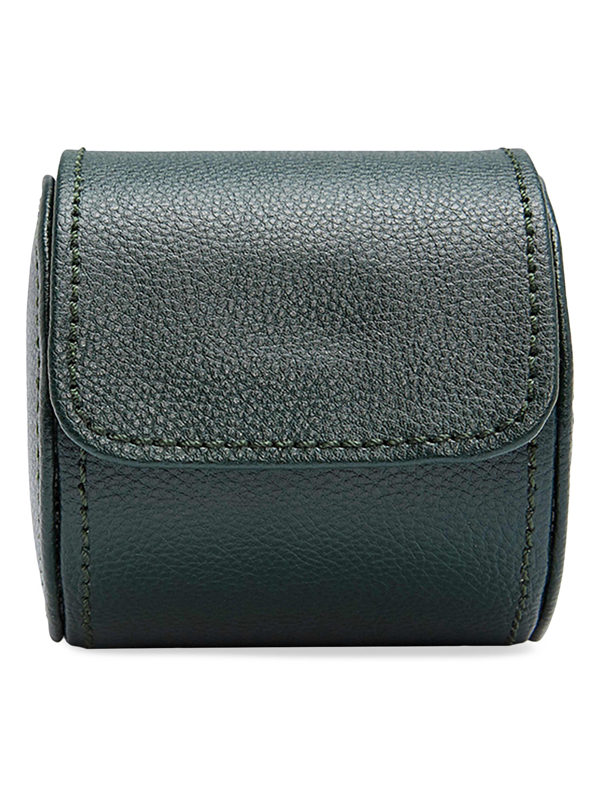 Wolf British Racing Single Watch Roll - Black