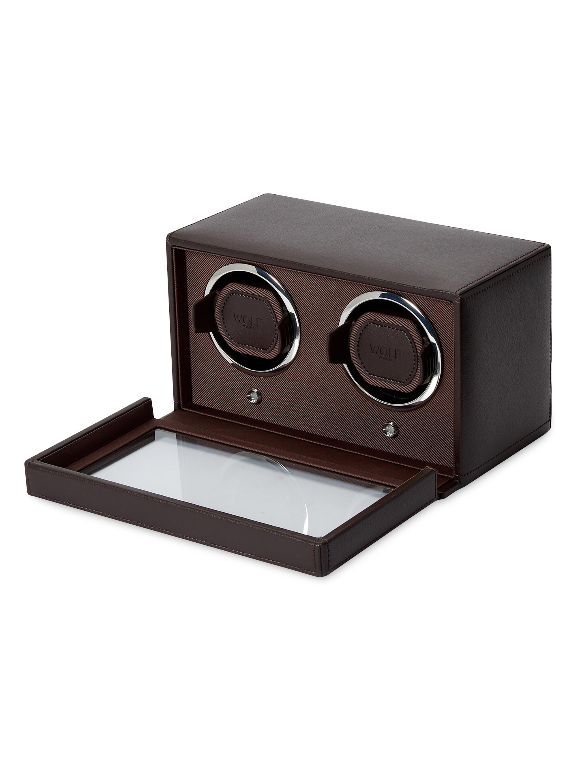 Wolf Cub Double Watch Winder With Cover Saks Fifth Avenue