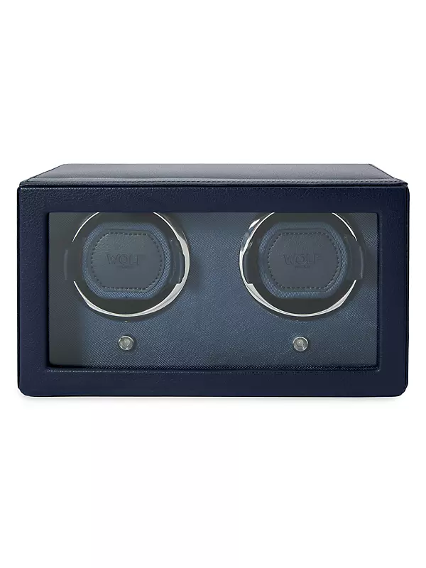 Shop Wolf Cub Double Watch Winder With Cover | Saks Fifth Avenue
