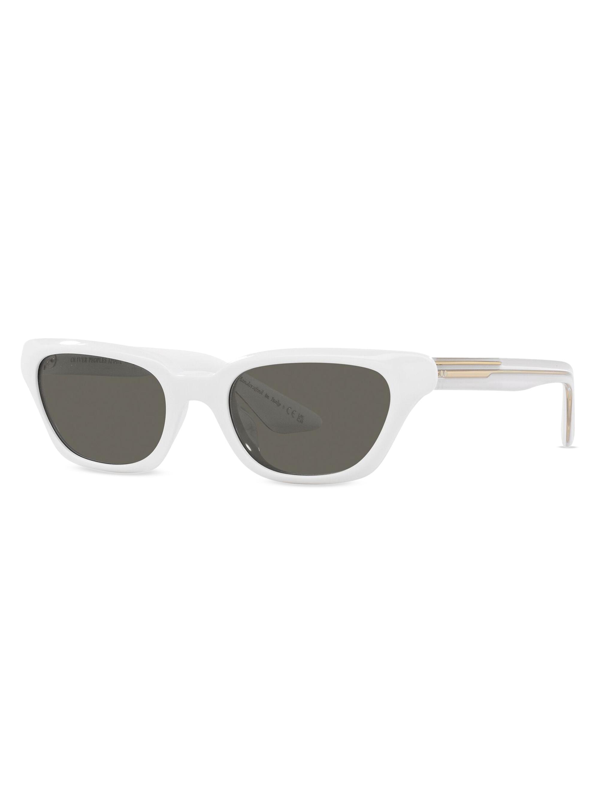 Khaite x Oliver Peoples Women's Oliver Peoples 1983C 52MM Geometric Sunglasses - White