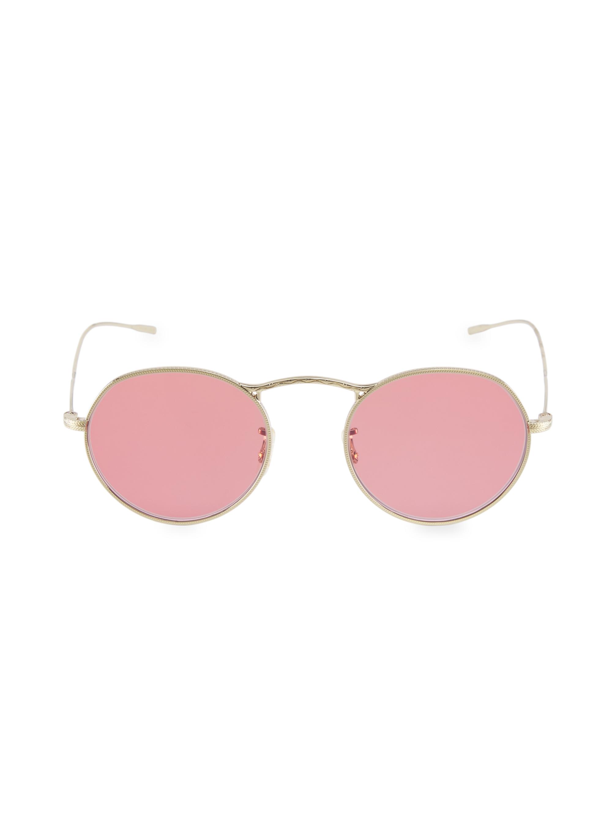 Oliver Peoples Mandeville 49MM Square Sunglasses | Saks Fifth Avenue
