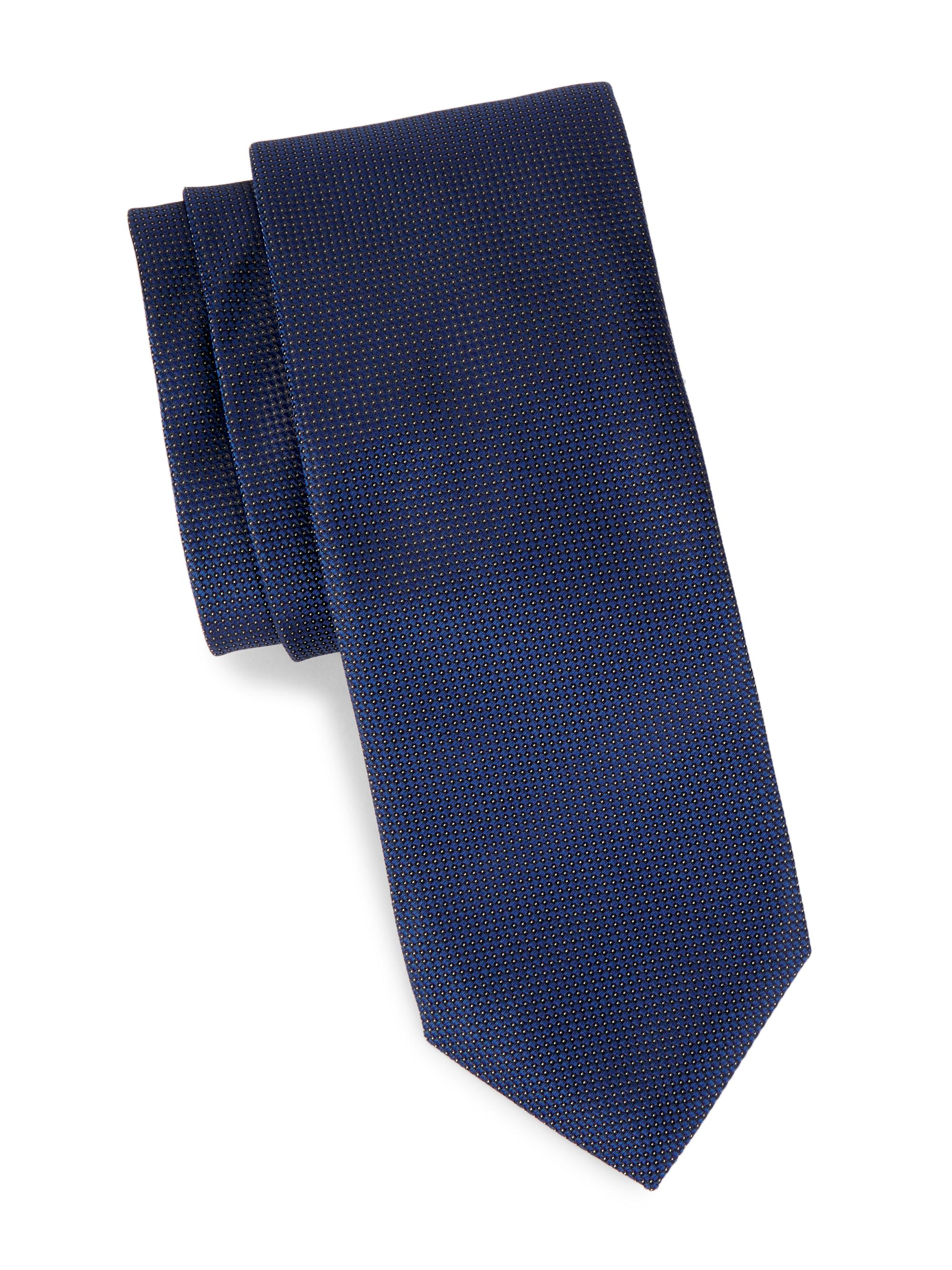 Shop Saks Fifth Avenue COLLECTION Square Dot Silk Tie | Saks Fifth 