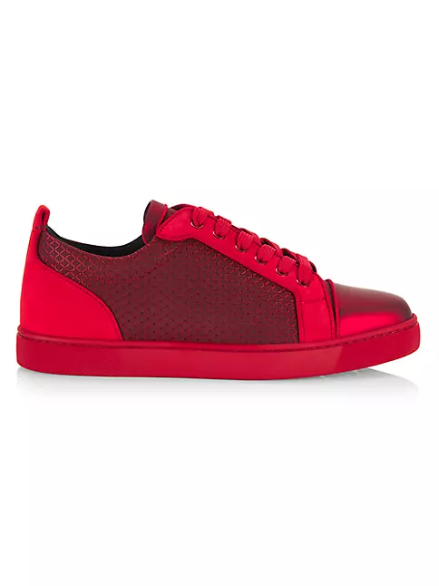 Christian Louboutin, Shoes, Christian Louis Vuitton Mens Shoes 75 Blue  Sued Red Bottoms