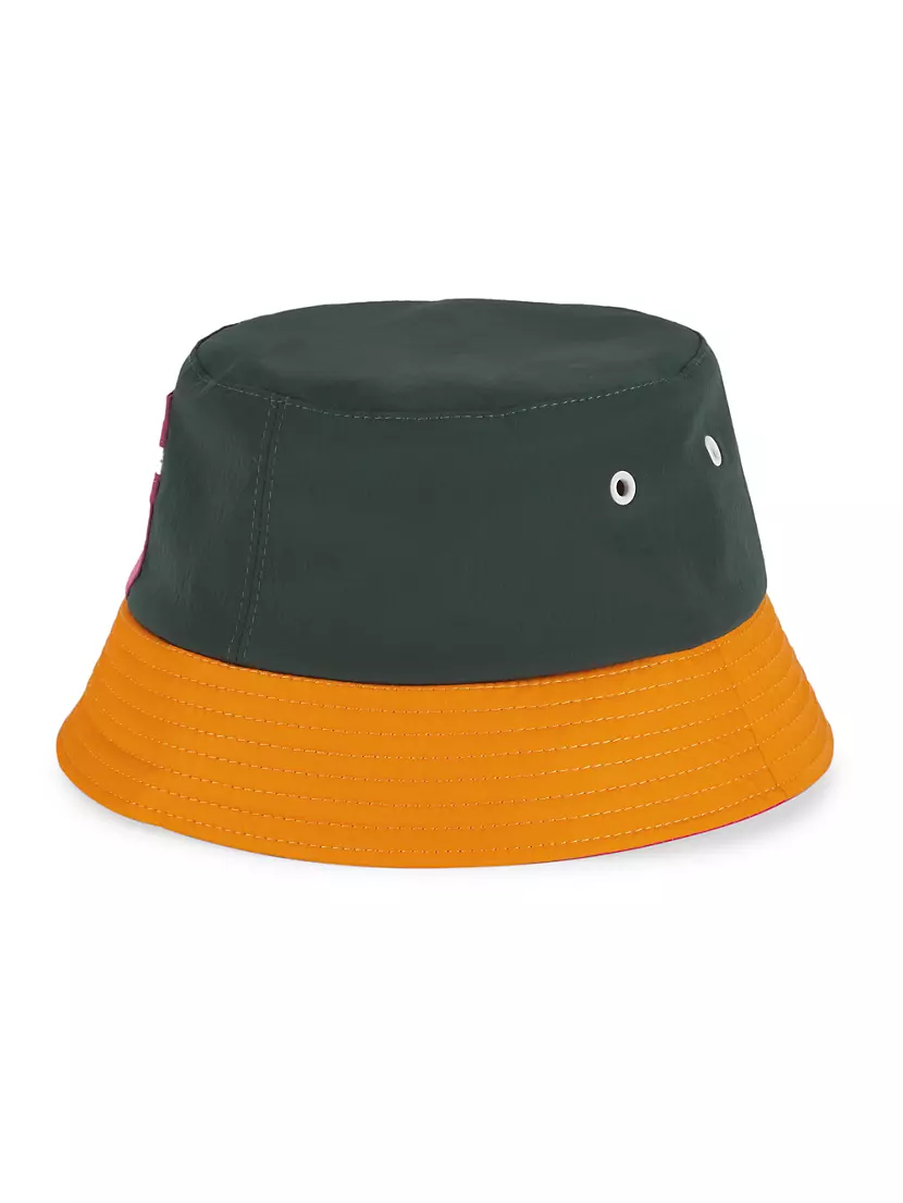 Shop Christian Louboutin Bobiviz Nylon Colorblock Bucket Hat 