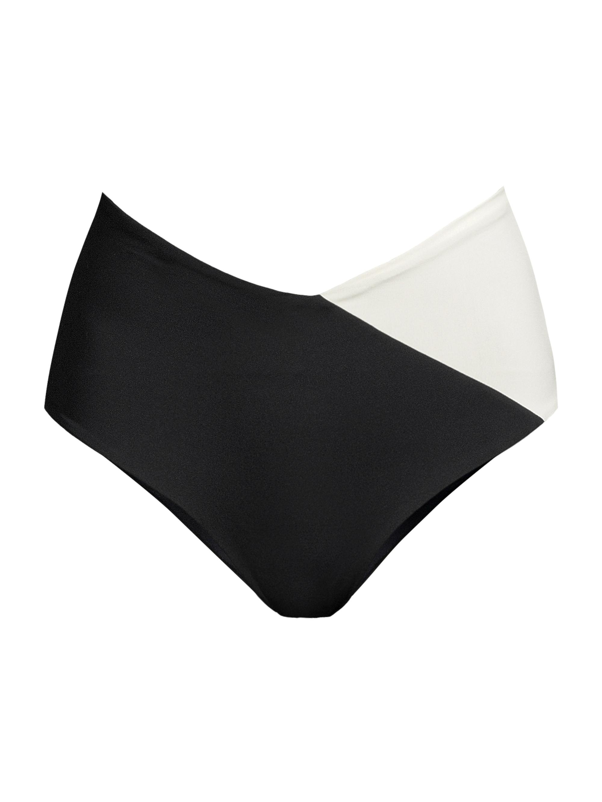 LSpace Women's High Tide Colorblocked Bikini Bottoms - Black Cream